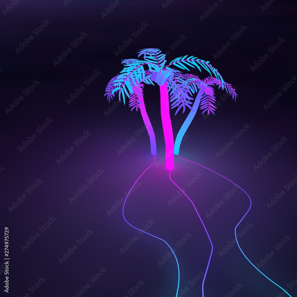 Neon Palm Tree Wallpapers Most Popular Neon Palm Tree Wallpapers