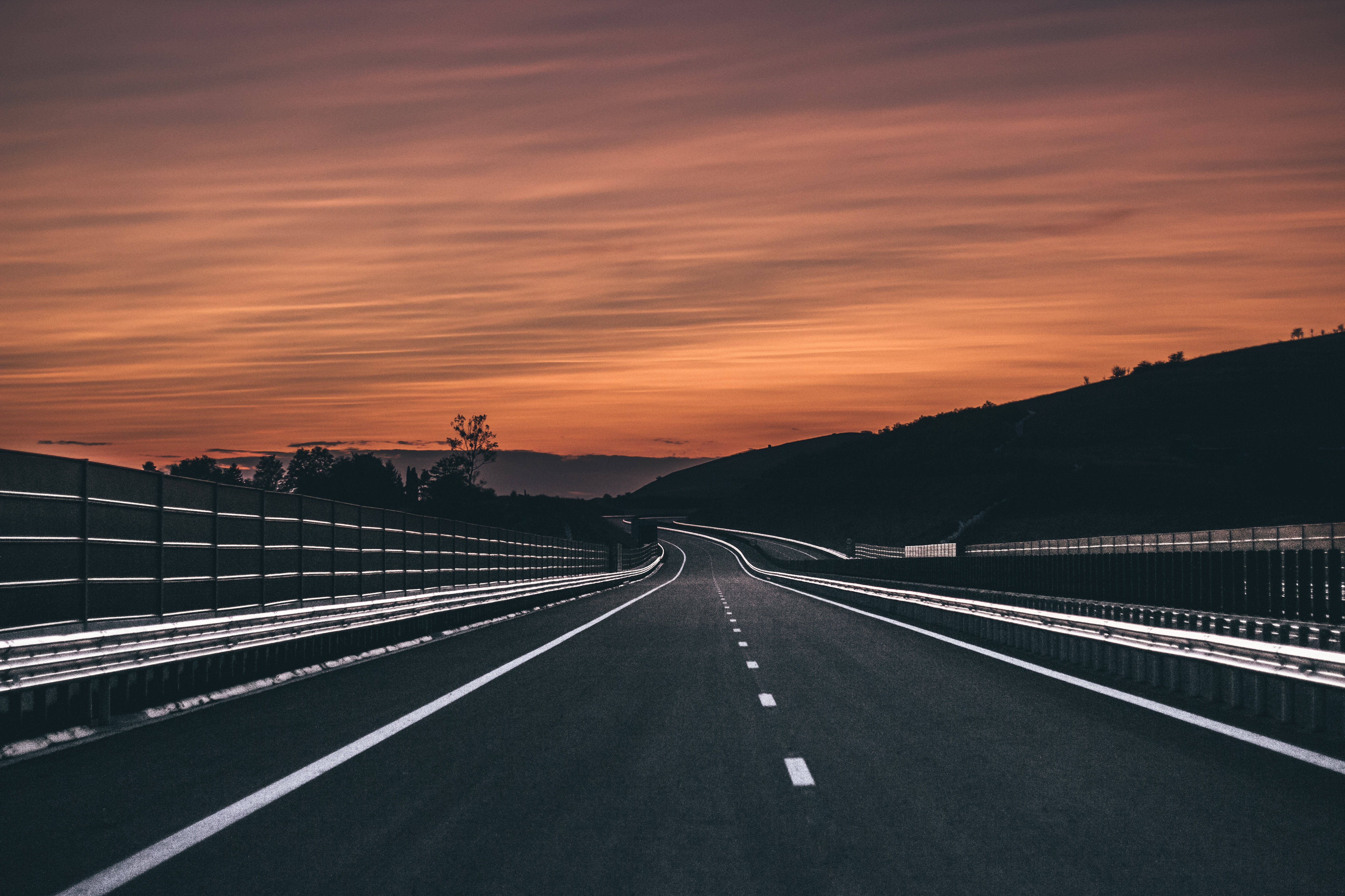 4K Empty Road New Wallpapers