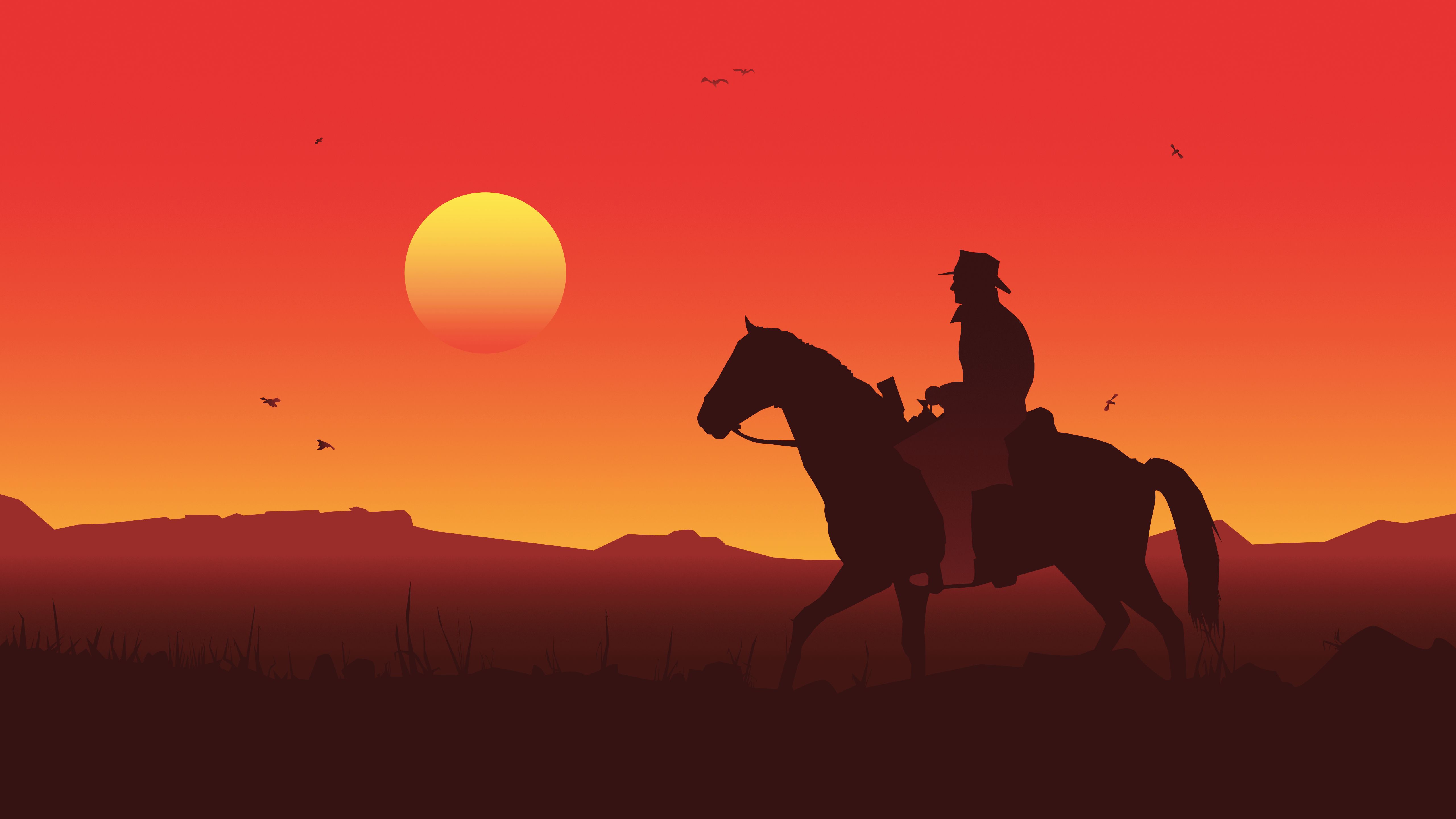 4K Landscape From Red Dead Redemption Wallpapers