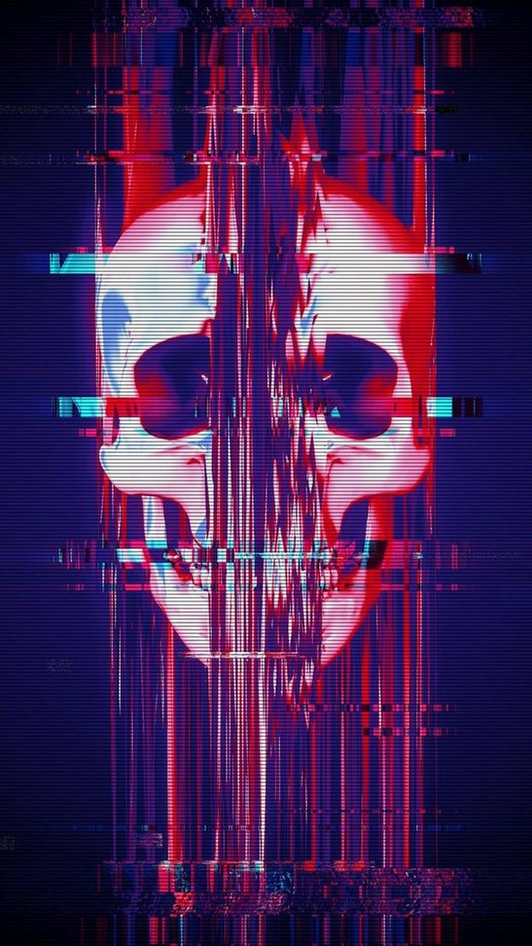 A Glitchy Retro Wave Sunrise Wallpapers