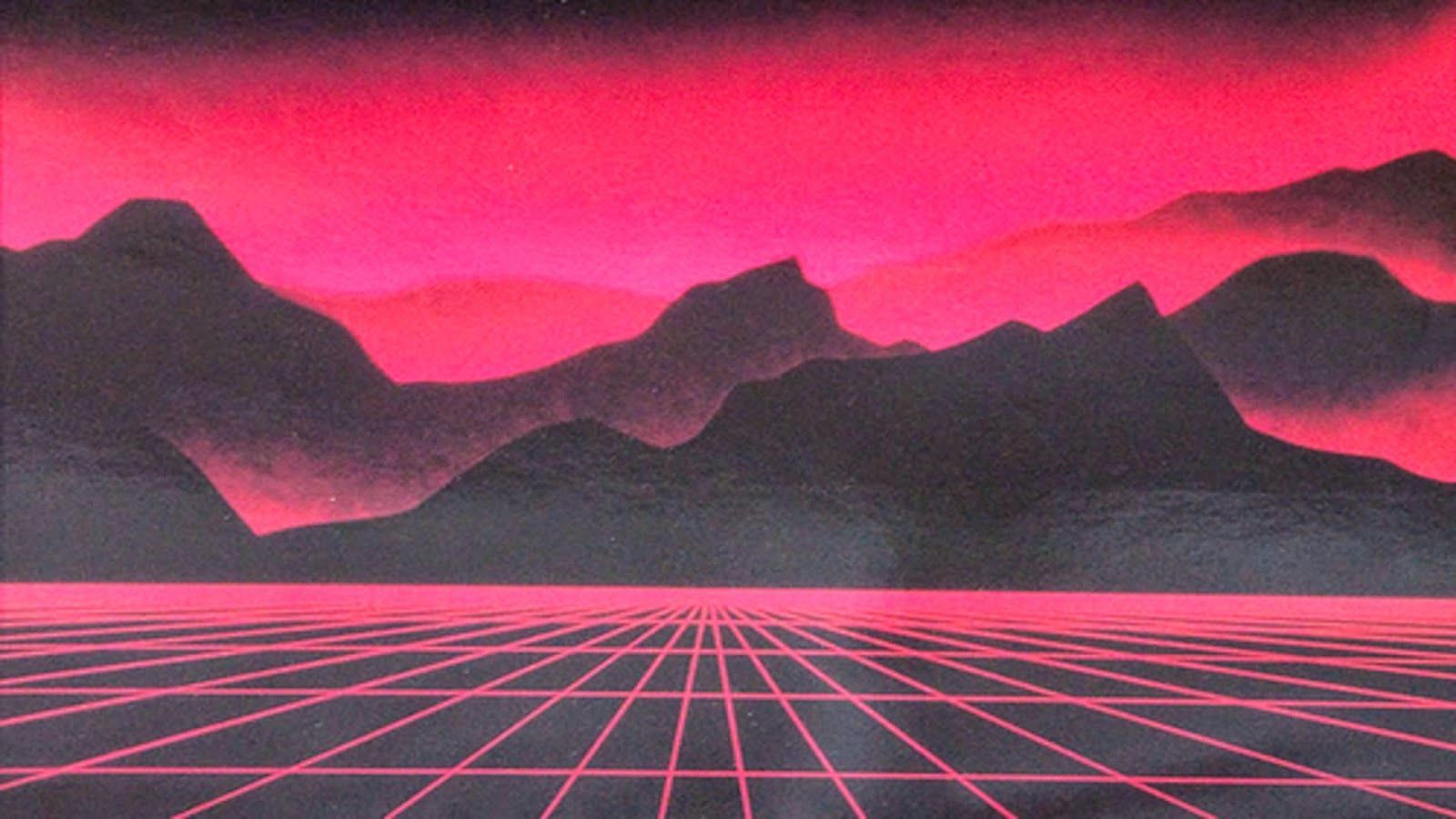 A Glitchy Retro Wave Sunrise Wallpapers