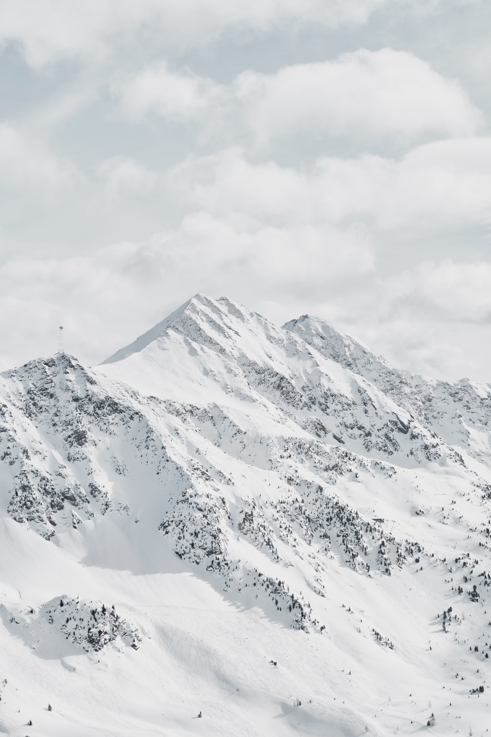 A Mountain Covered In Snow Wallpapers