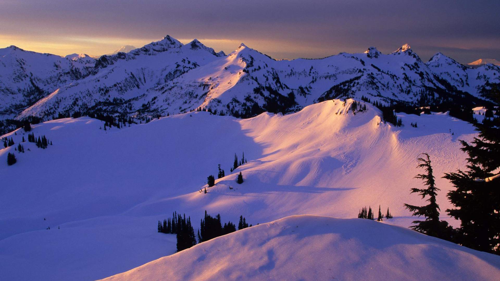 A Mountain Covered In Snow Wallpapers