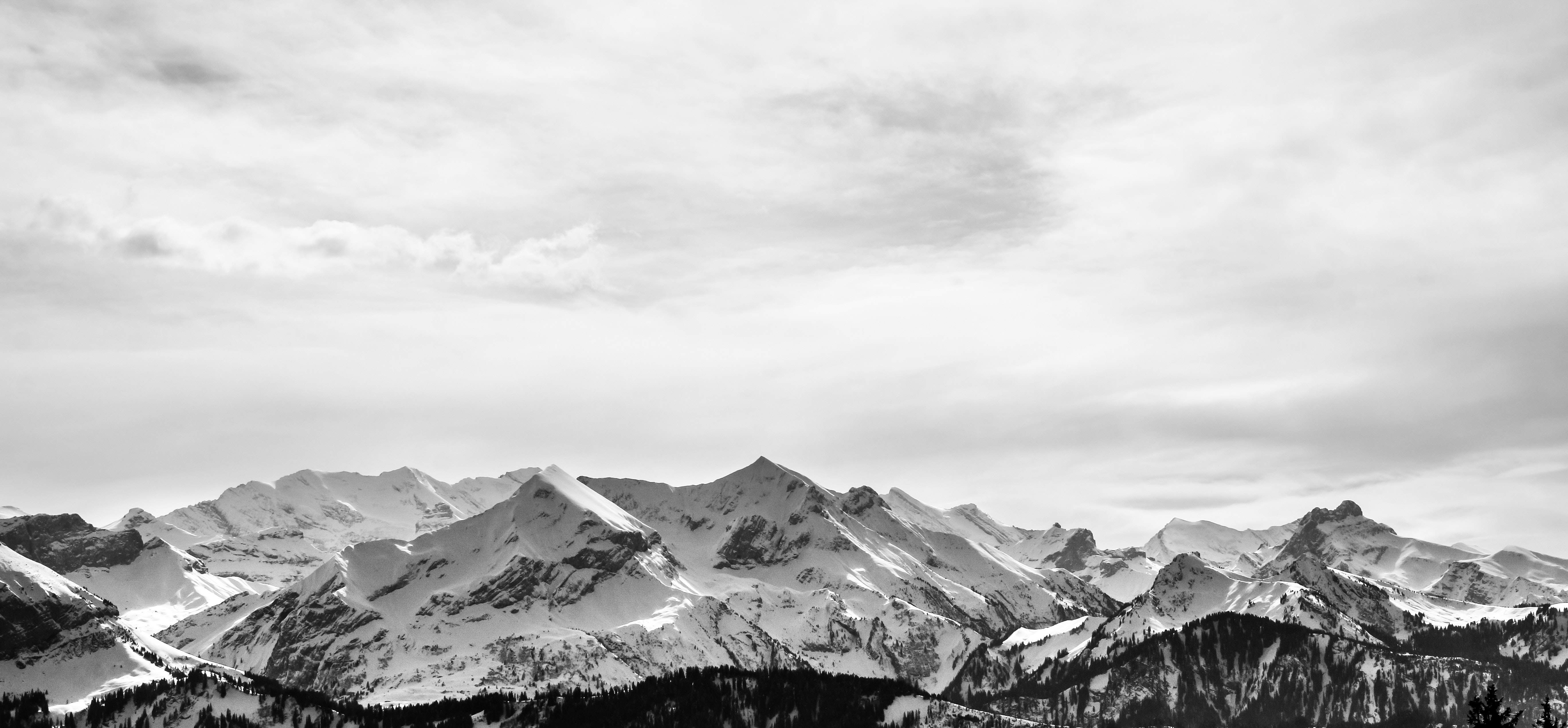 A Mountain Covered In Snow Wallpapers