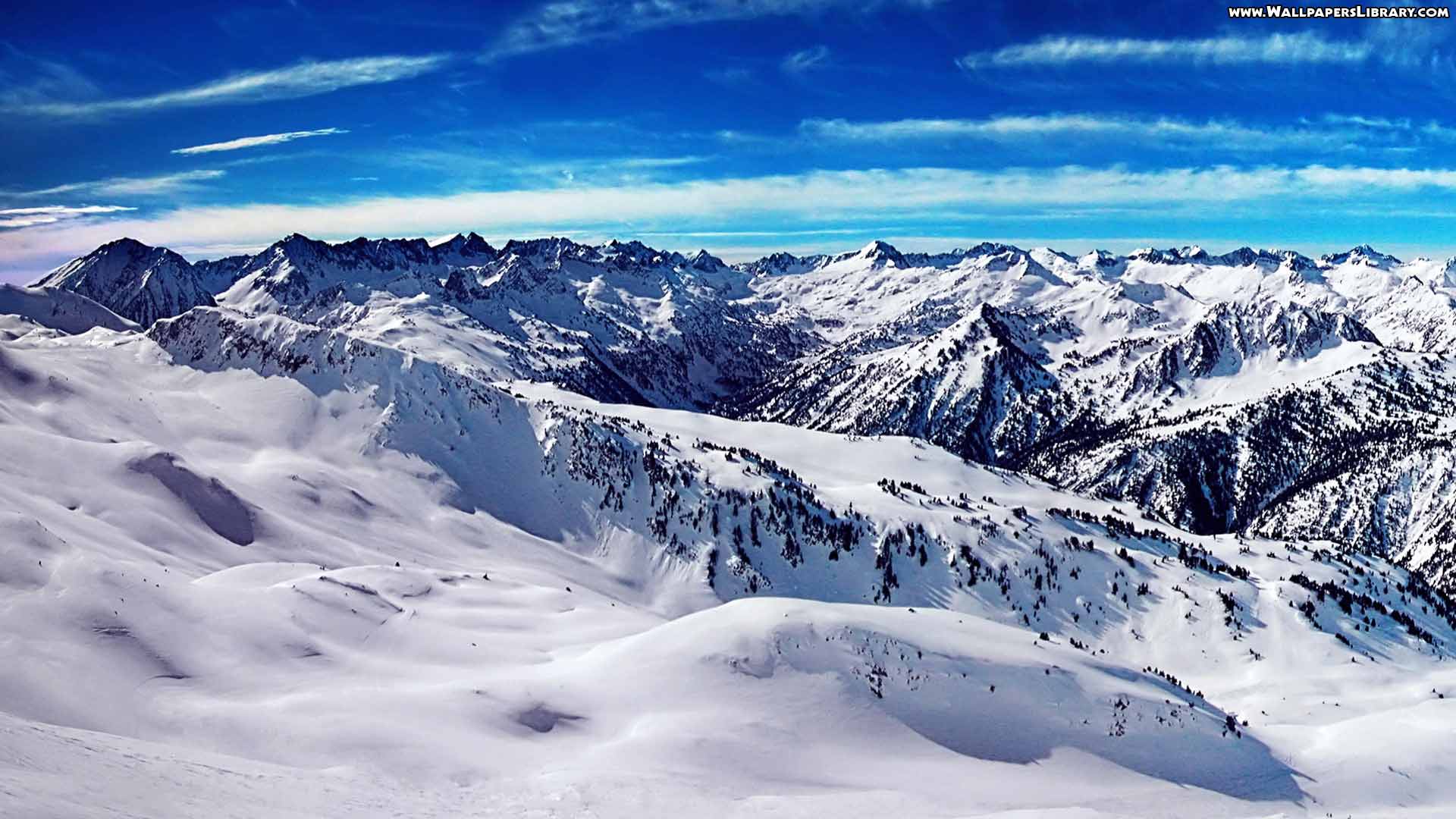 A Mountain Covered In Snow Wallpapers