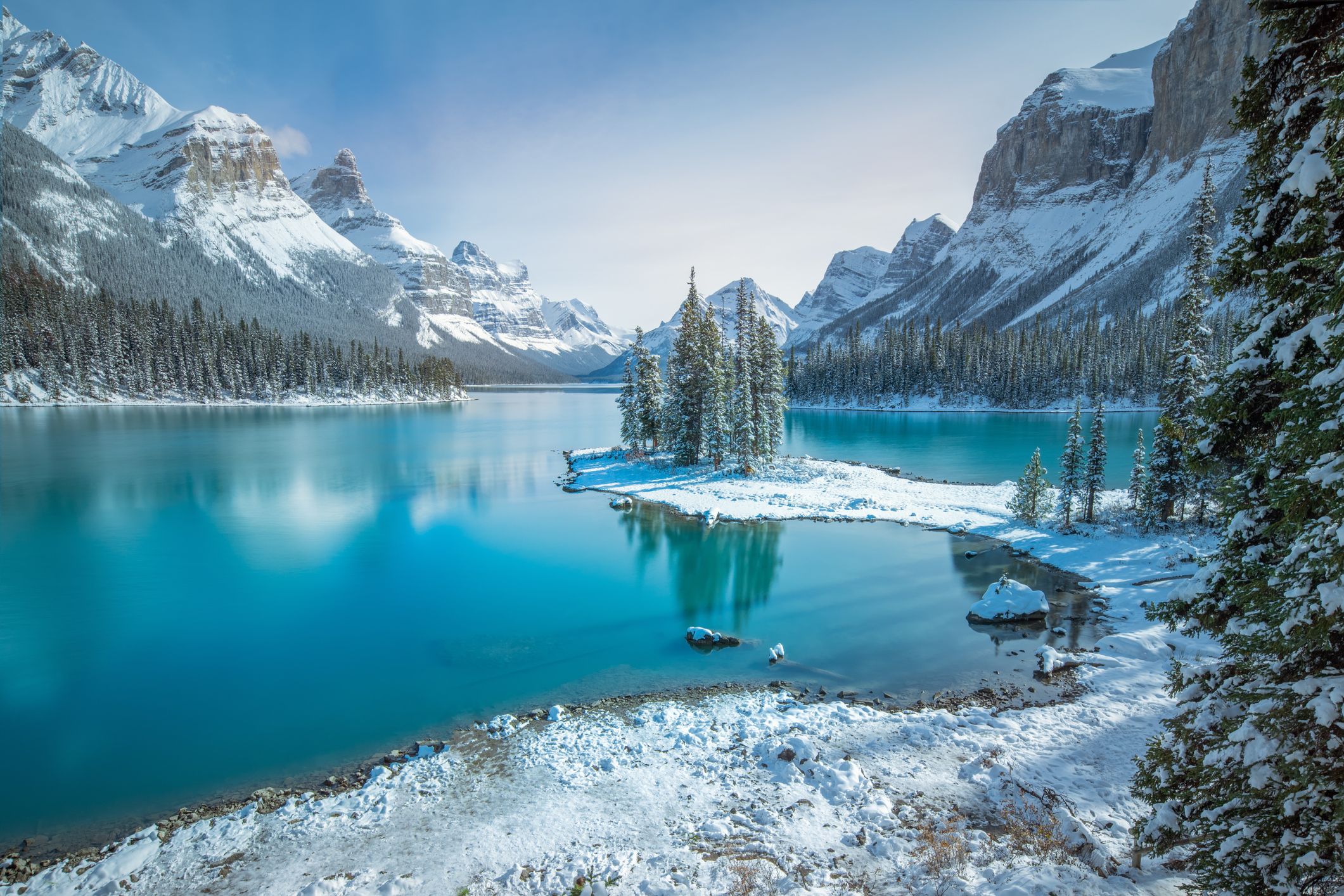 A Mountain Covered In Snow Wallpapers