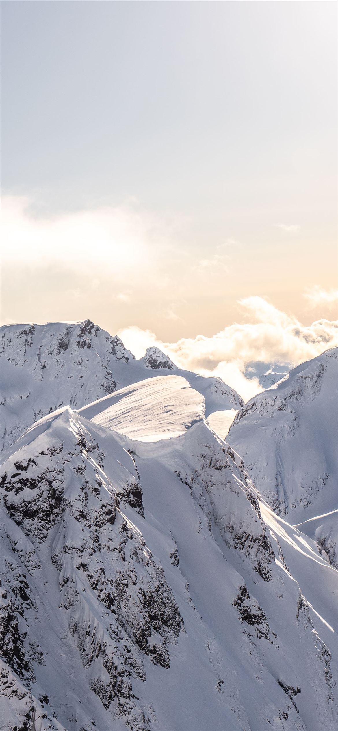 A Mountain Covered In Snow Wallpapers