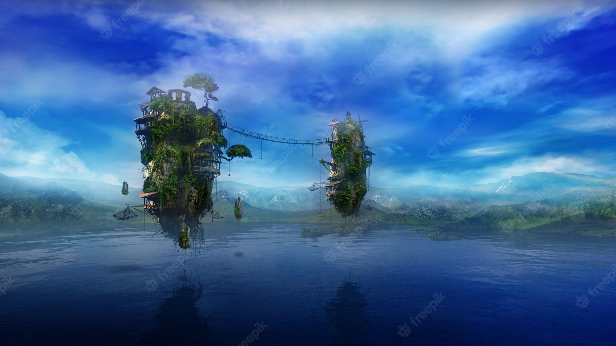 Amazing Fantasy Landscape Lake Wallpapers