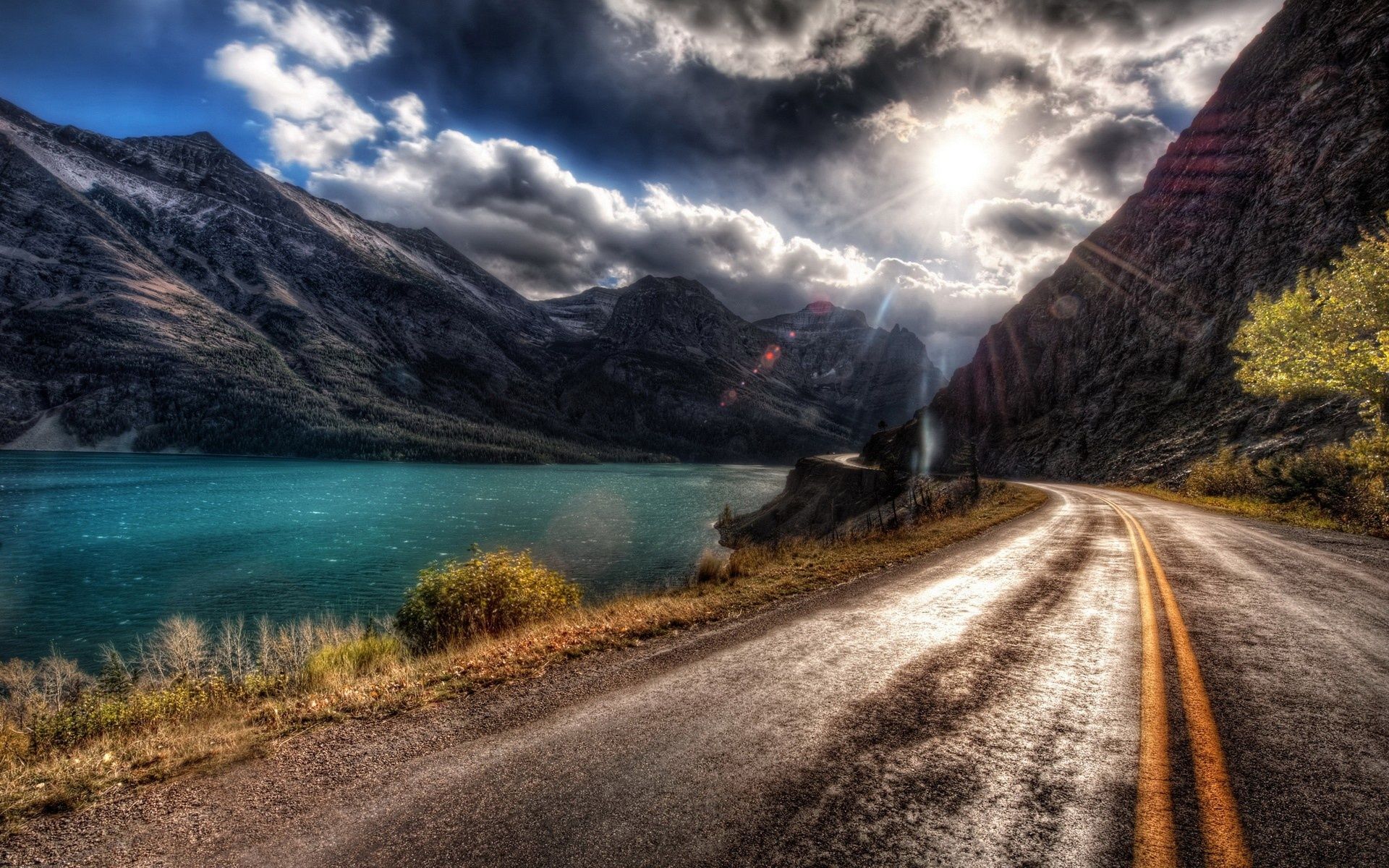 Amazing Mountain Road Wallpapers