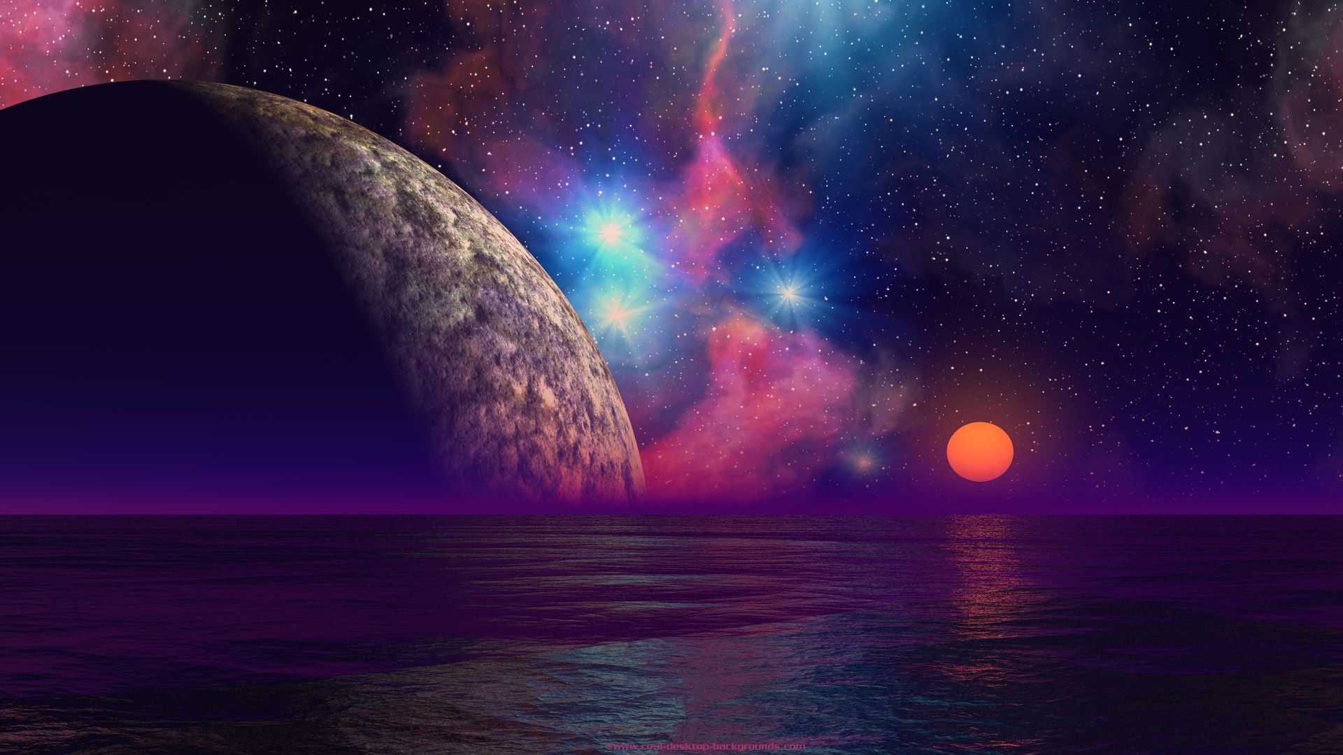 Another Planet Sunset Wallpapers