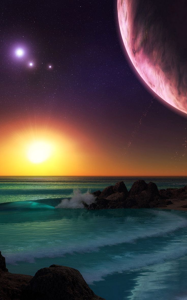 Another Planet Sunset Wallpapers