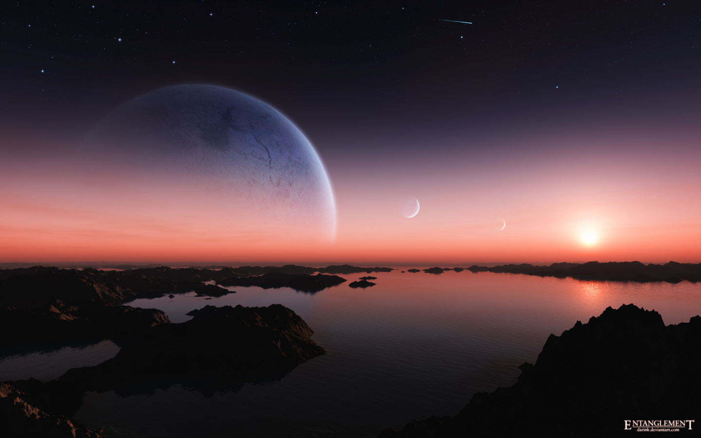 Another Planet Sunset Wallpapers