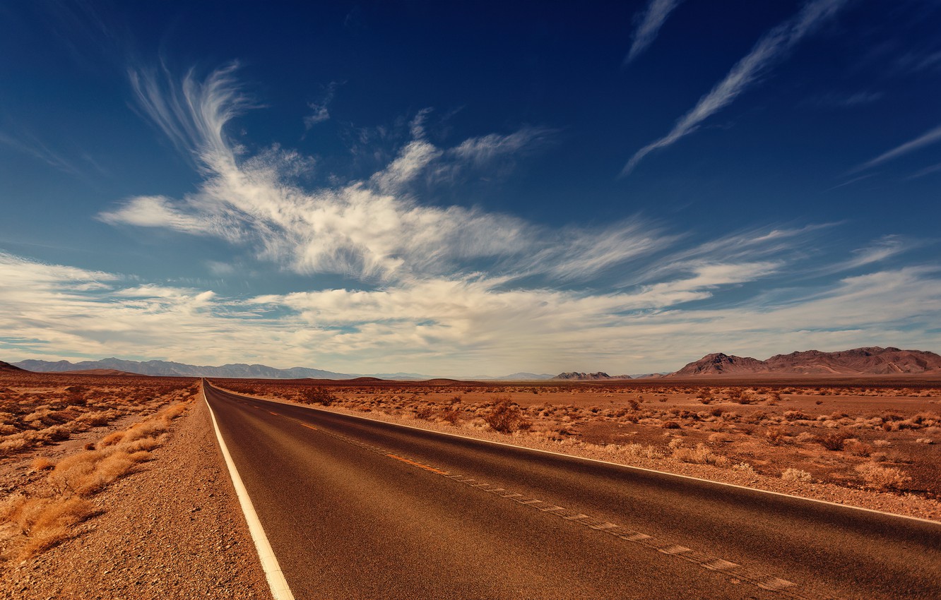 Asphalt Road Landscape Wallpapers