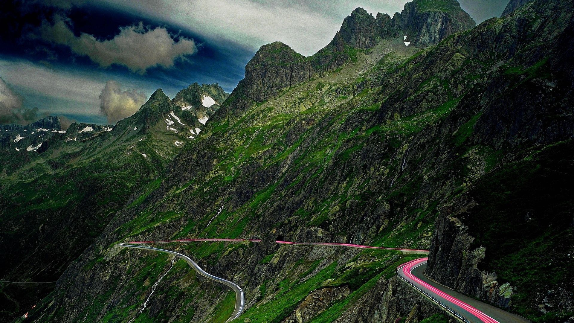 Asphalt Road Landscape Wallpapers