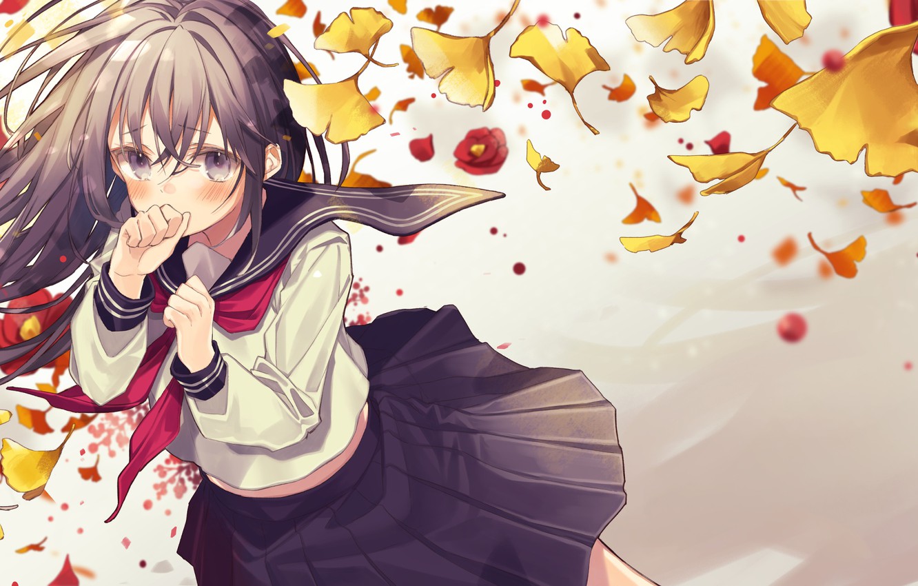 Autumn Anime Girl Wallpapers