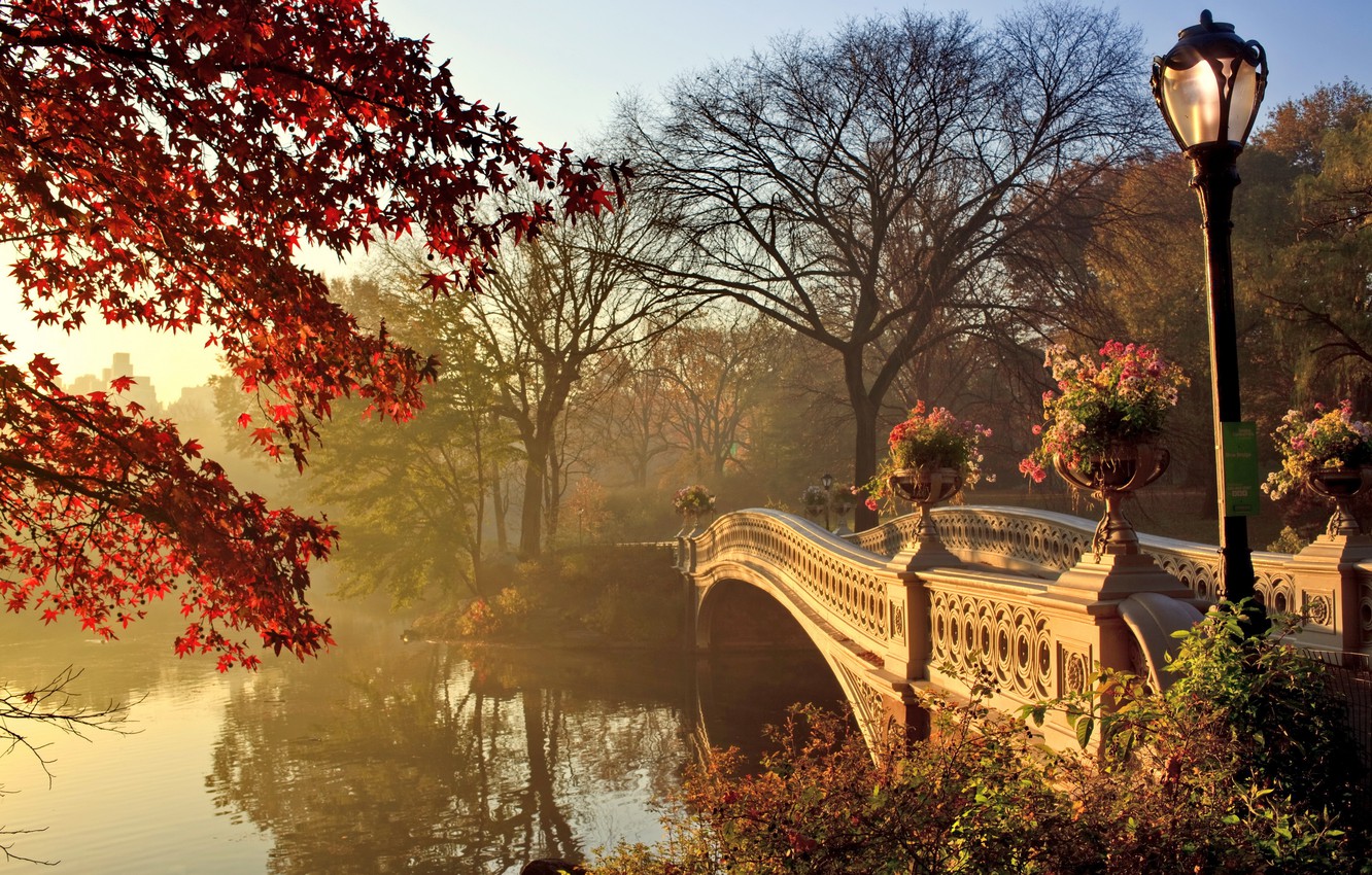 Autumn Bridge Wallpapers