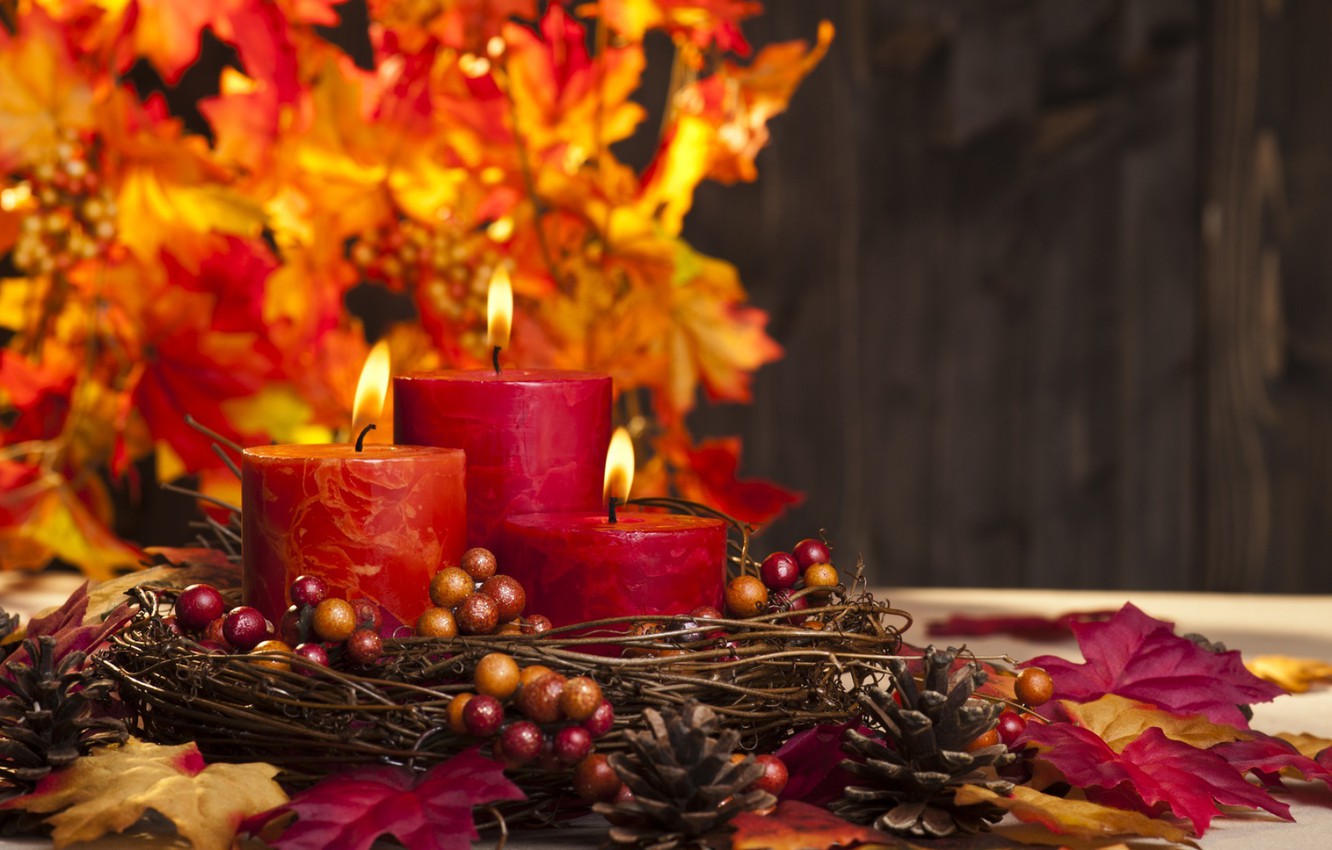 Autumn Candle Wallpapers