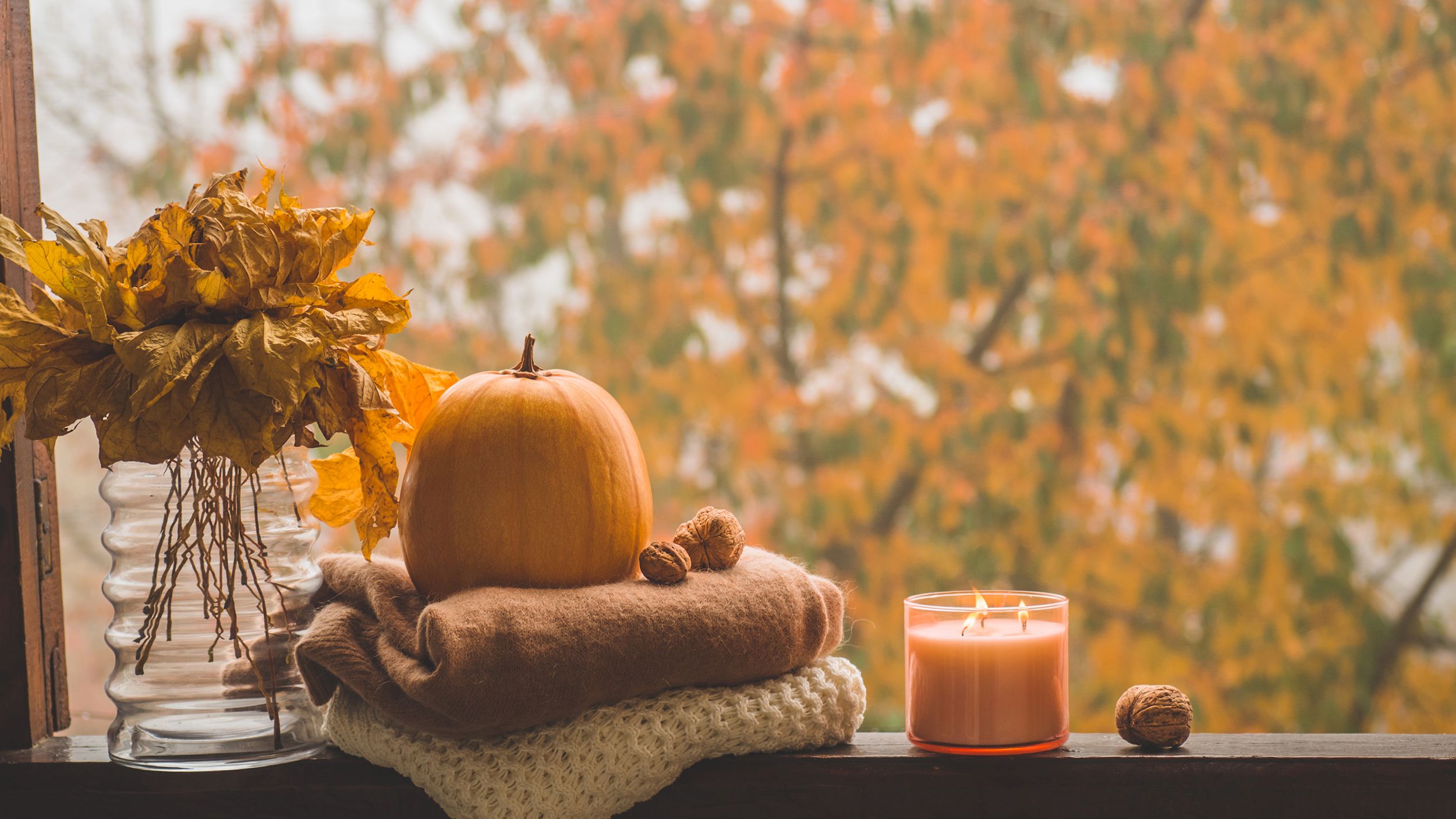 Autumn Candle Wallpapers