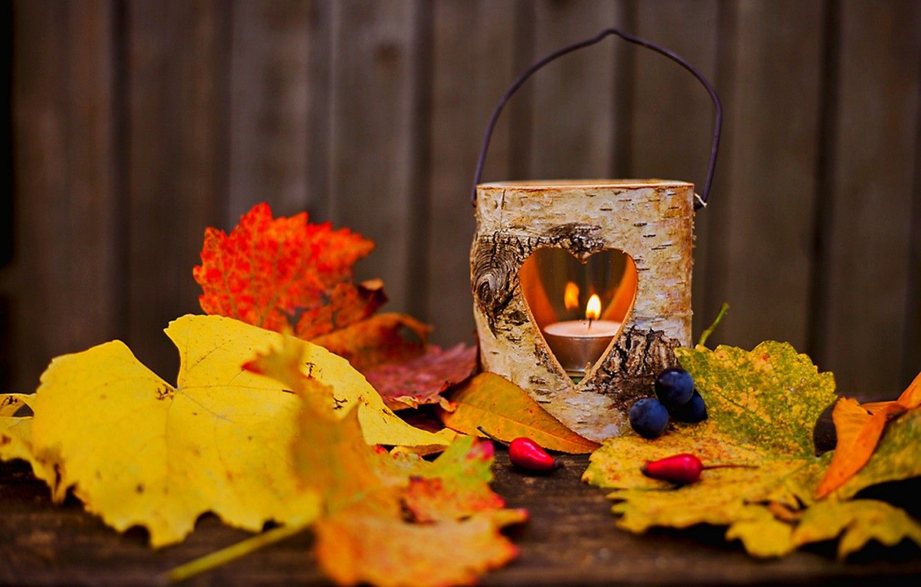 Autumn Candle Wallpapers