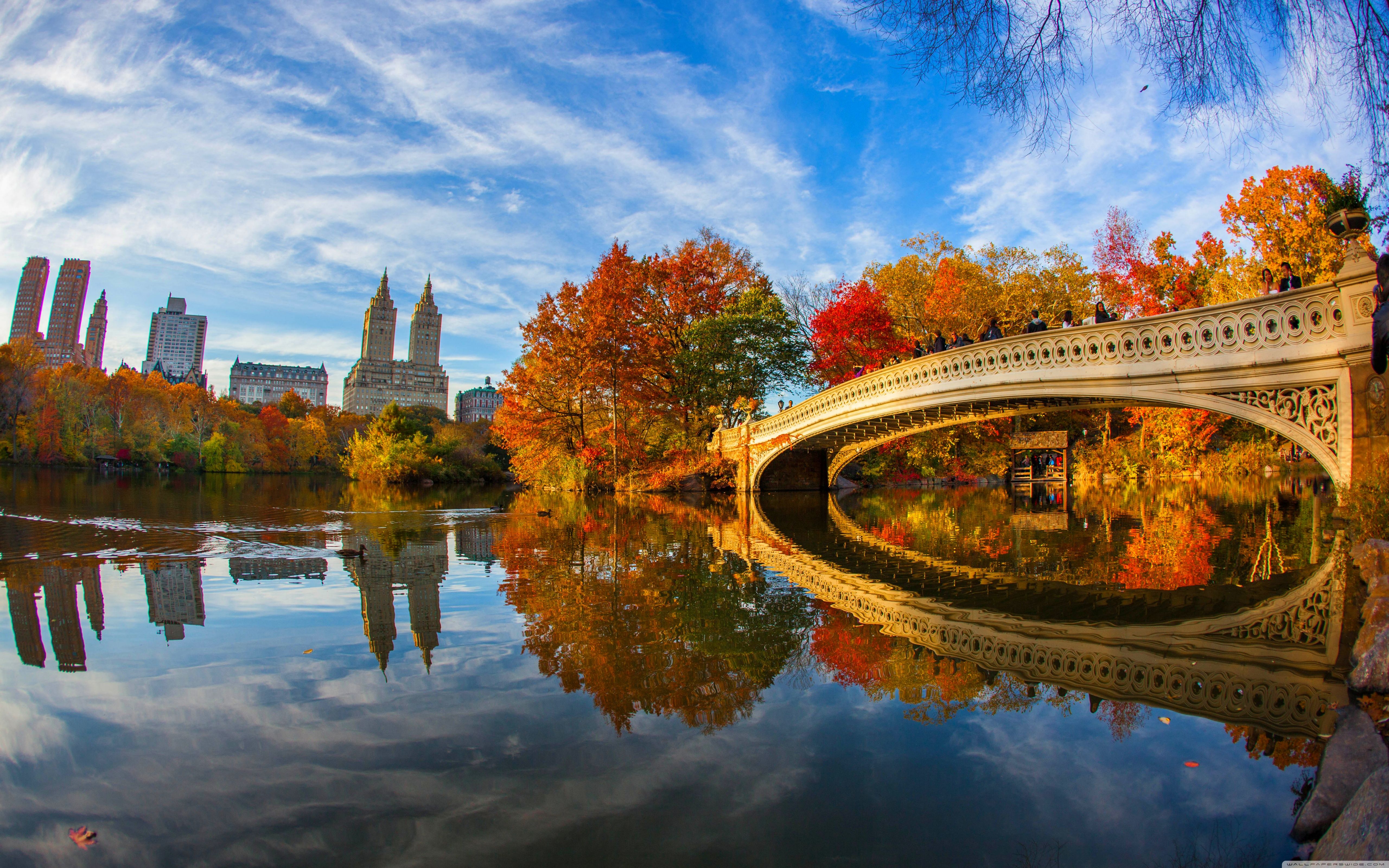 Autumn Central Park New York Wallpapers