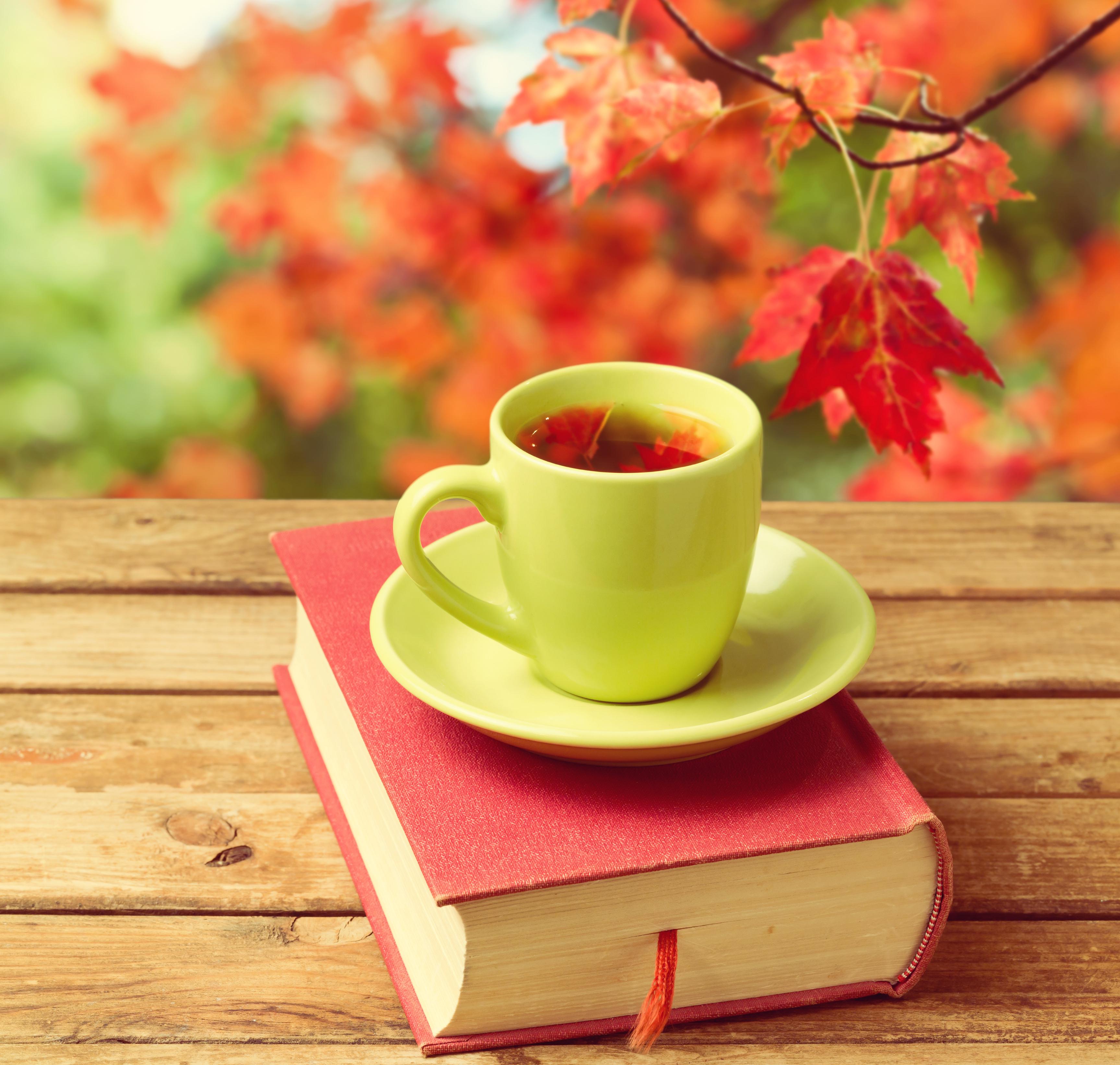 Autumn Coffee Books Wallpapers