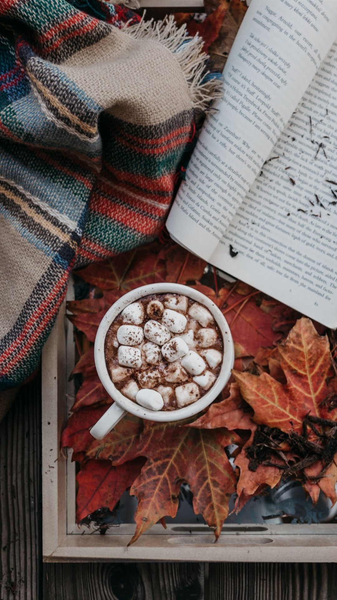 Autumn Coffee Books Wallpapers