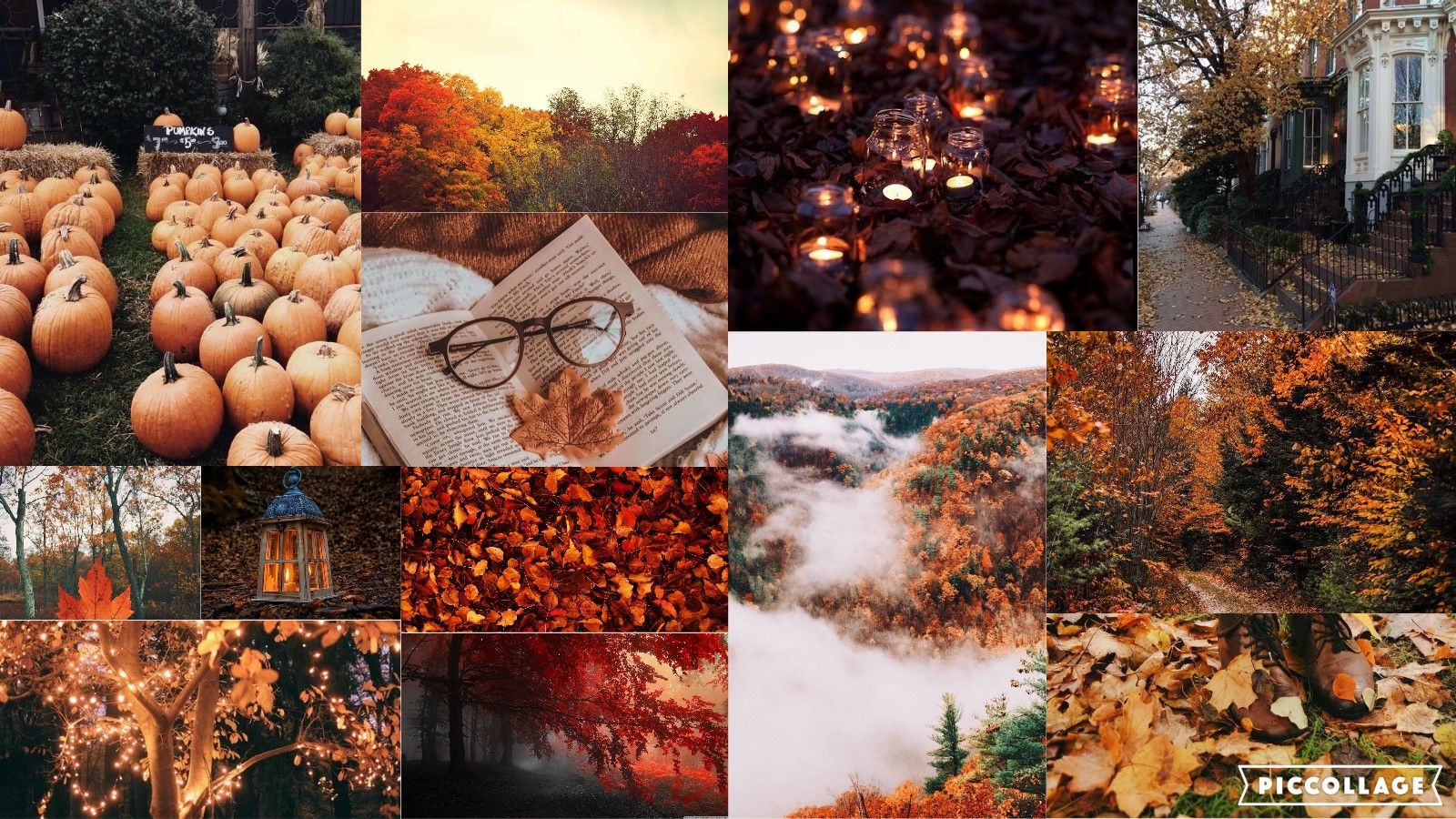 Autumn Collage Laptop Wallpapers