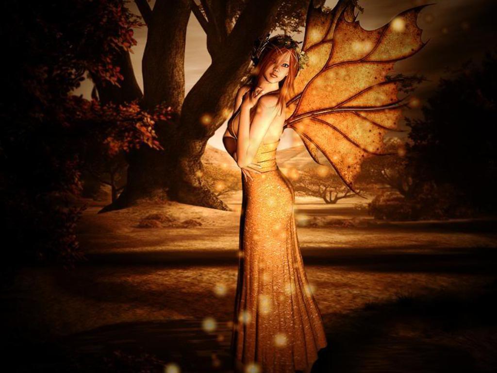 Autumn Fairy Wallpapers