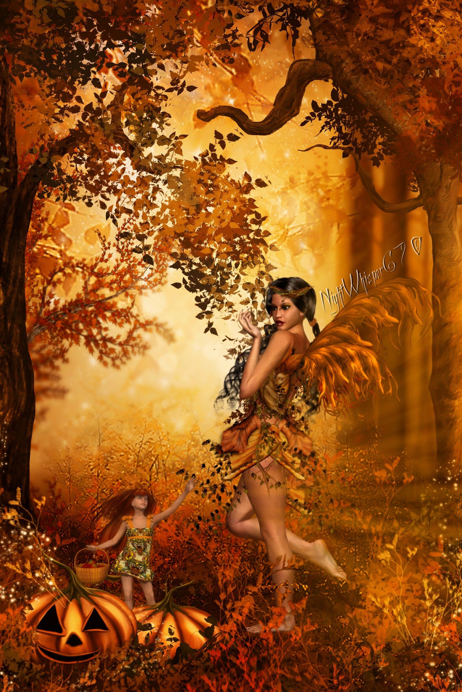 Autumn Fairy Wallpapers