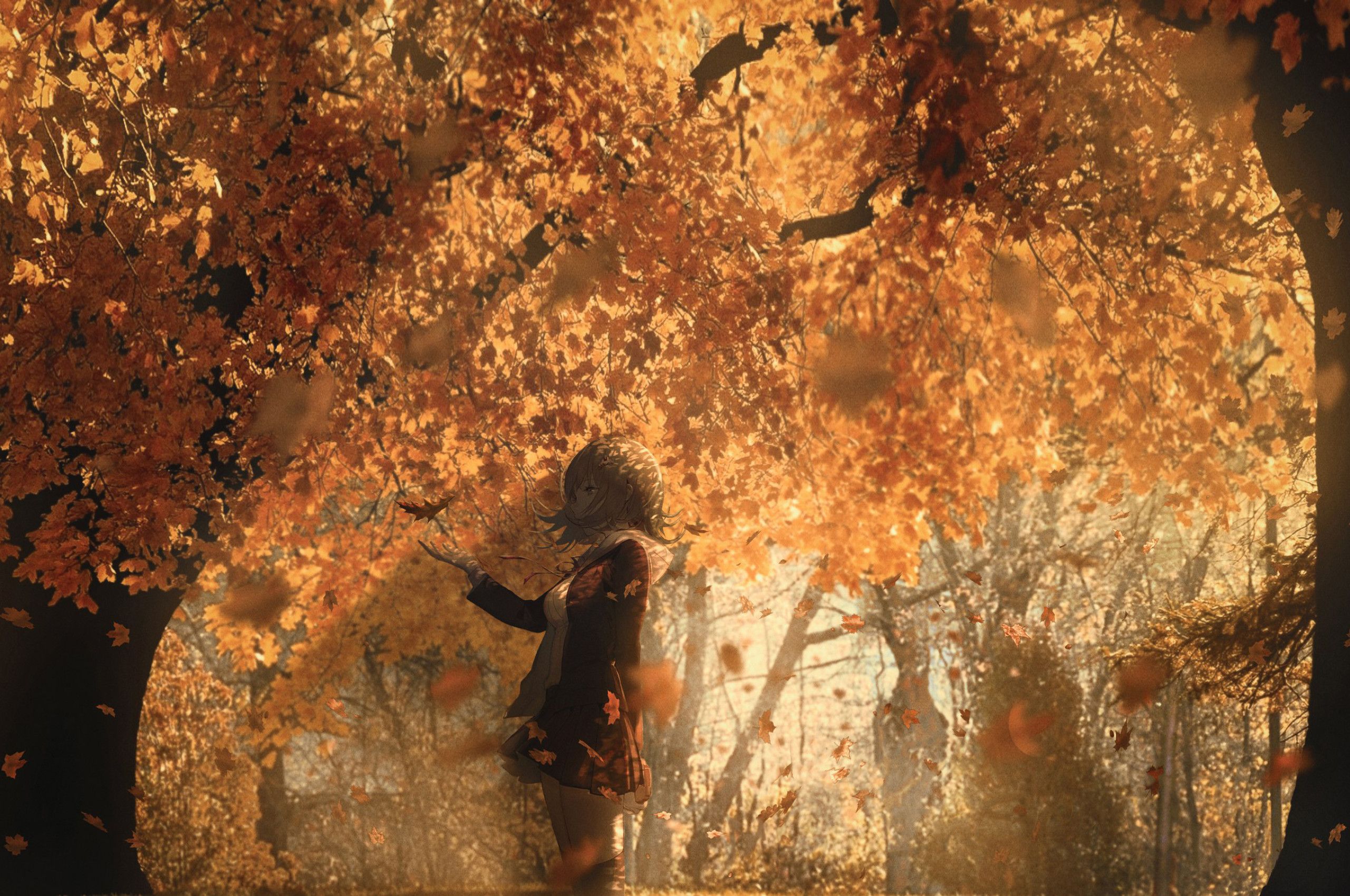 Autumn Girl Wallpapers