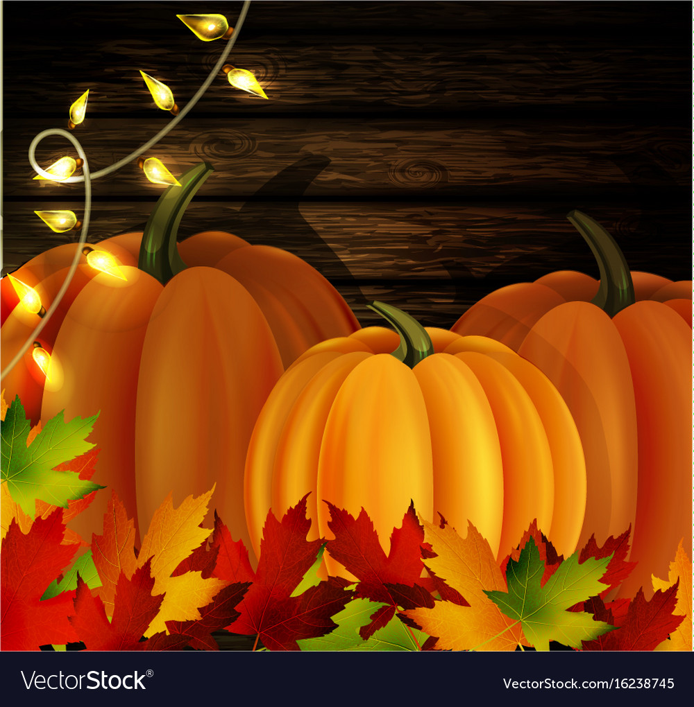 Autumn Leaves With Pumpkins Wallpapers