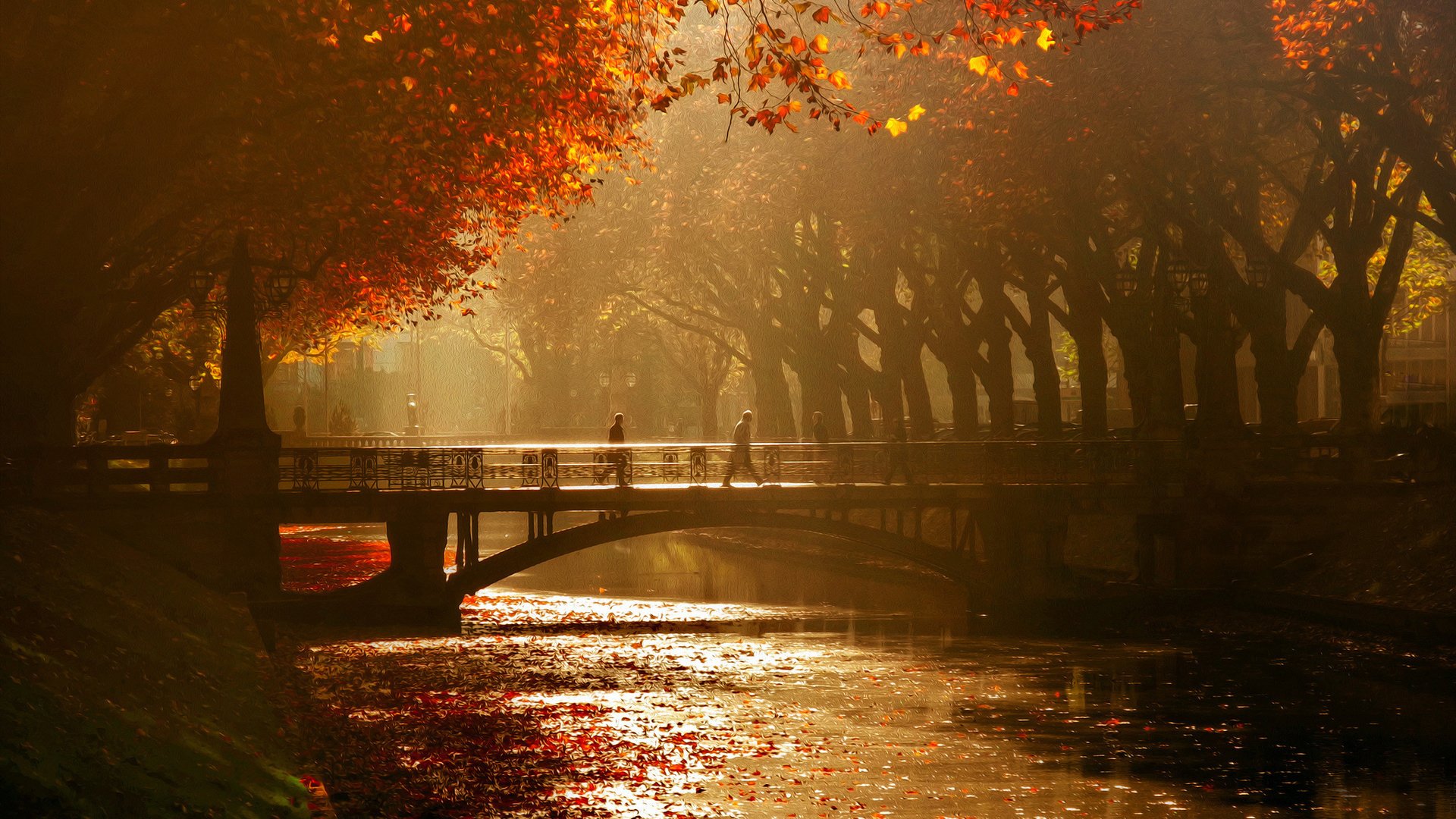 Autumn River Wallpapers