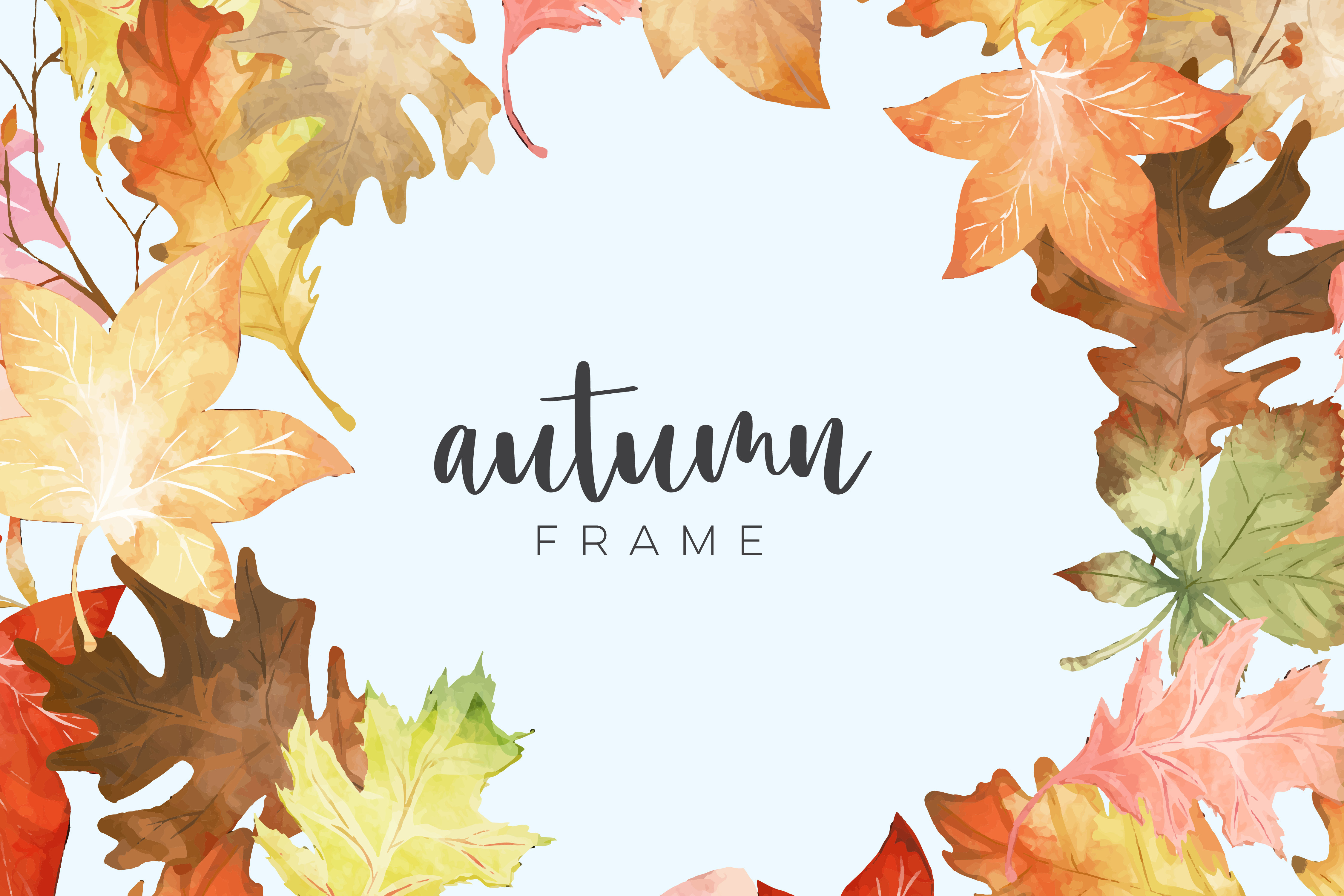 Autumn Watercolor Wallpapers