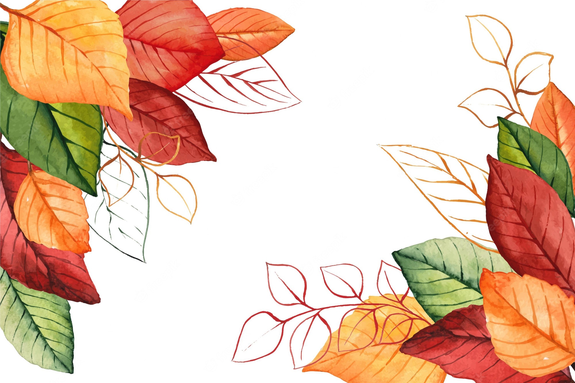 Autumn Watercolor Wallpapers