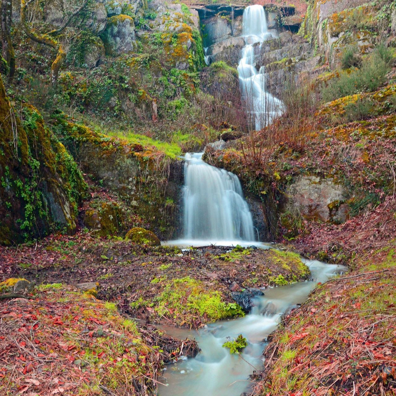 Autumn Waterfall Wallpapers