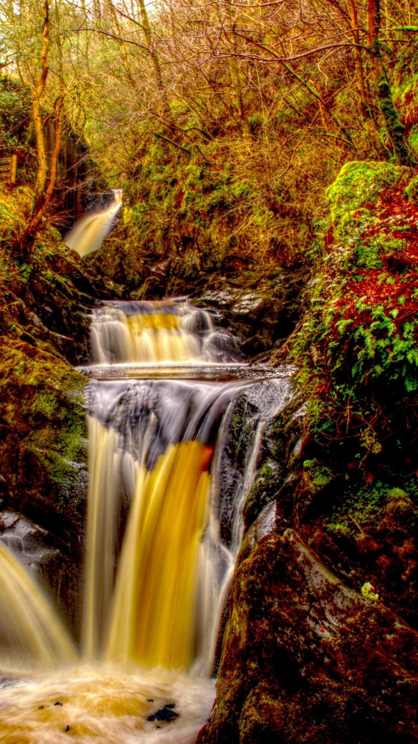 Autumn Waterfall Wallpapers