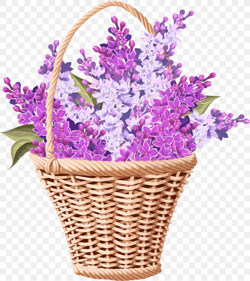 Basket Of Lavender Purple Flower Wallpapers