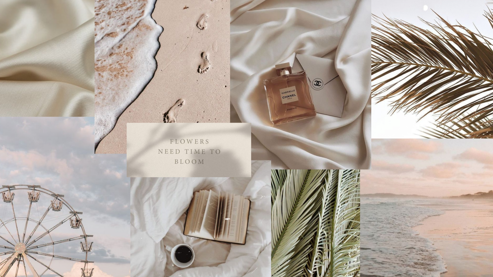 Beach Aesthetic Collage Wallpapers