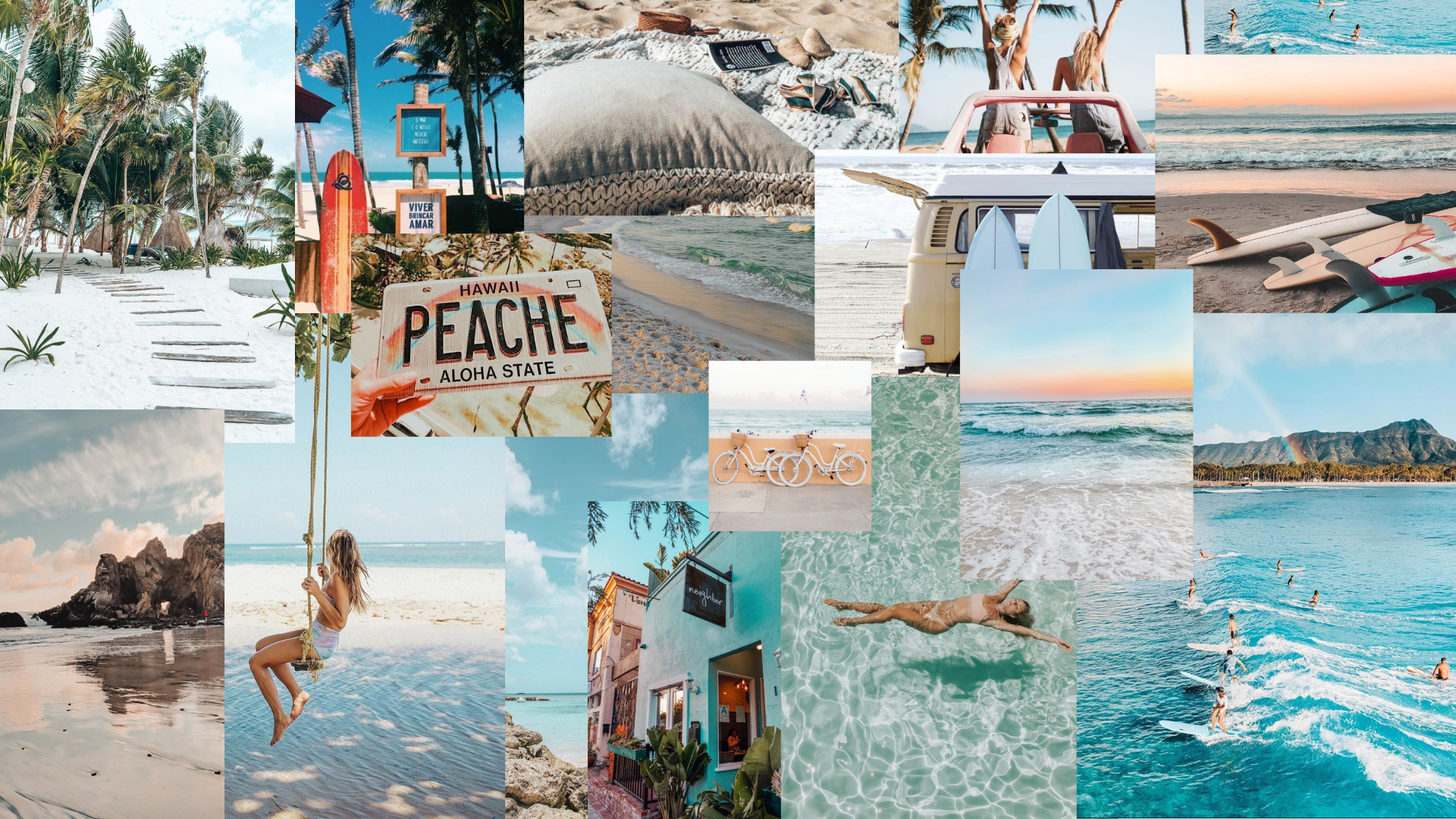 Beach Aesthetic Desktop Wallpapers