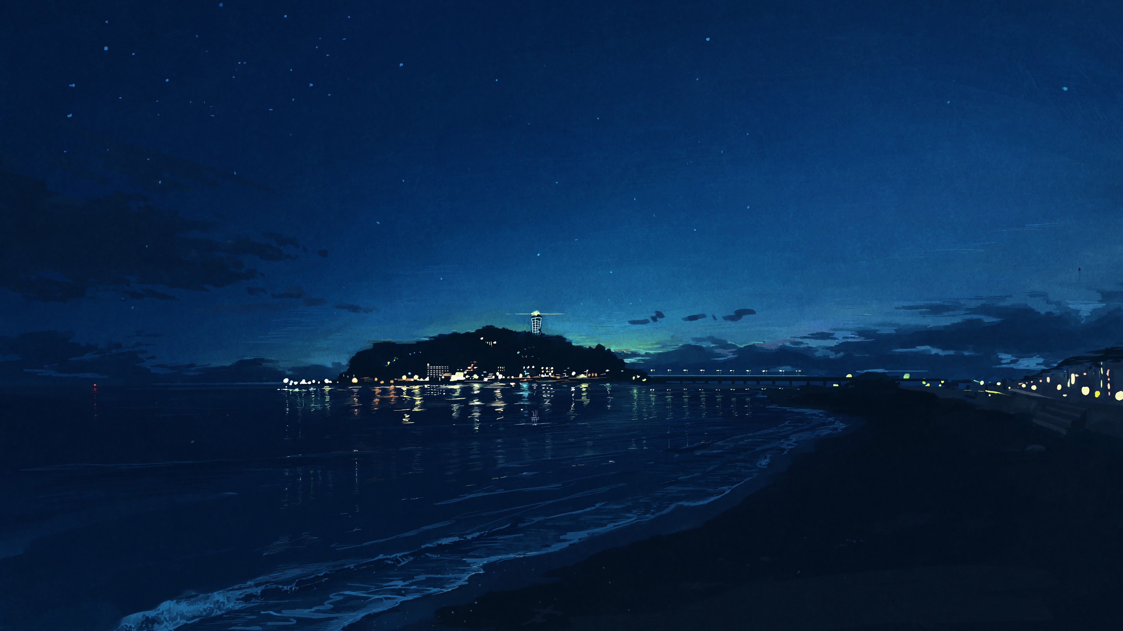 Beach At Night Wallpapers