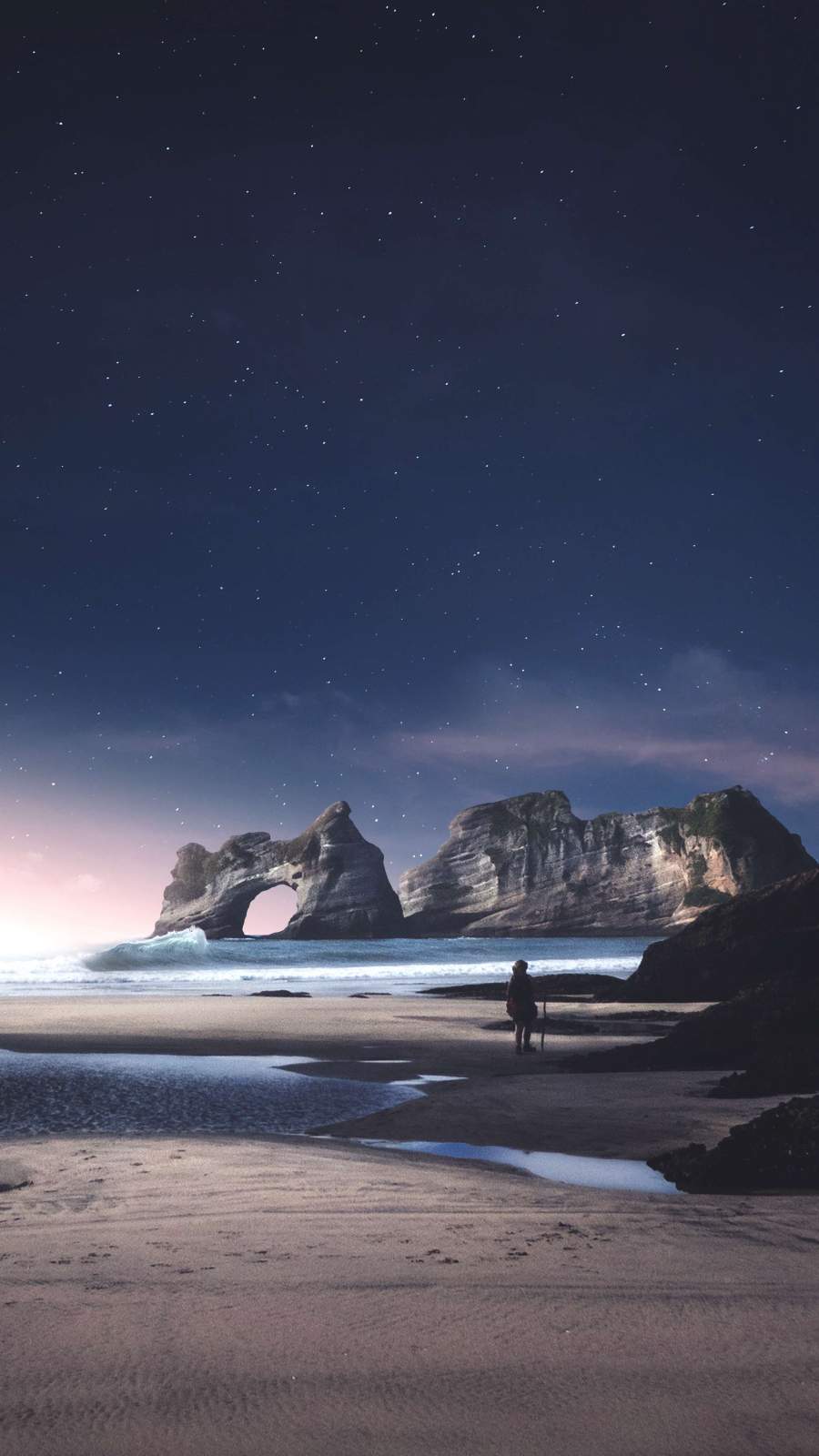 Beach At Night Wallpapers