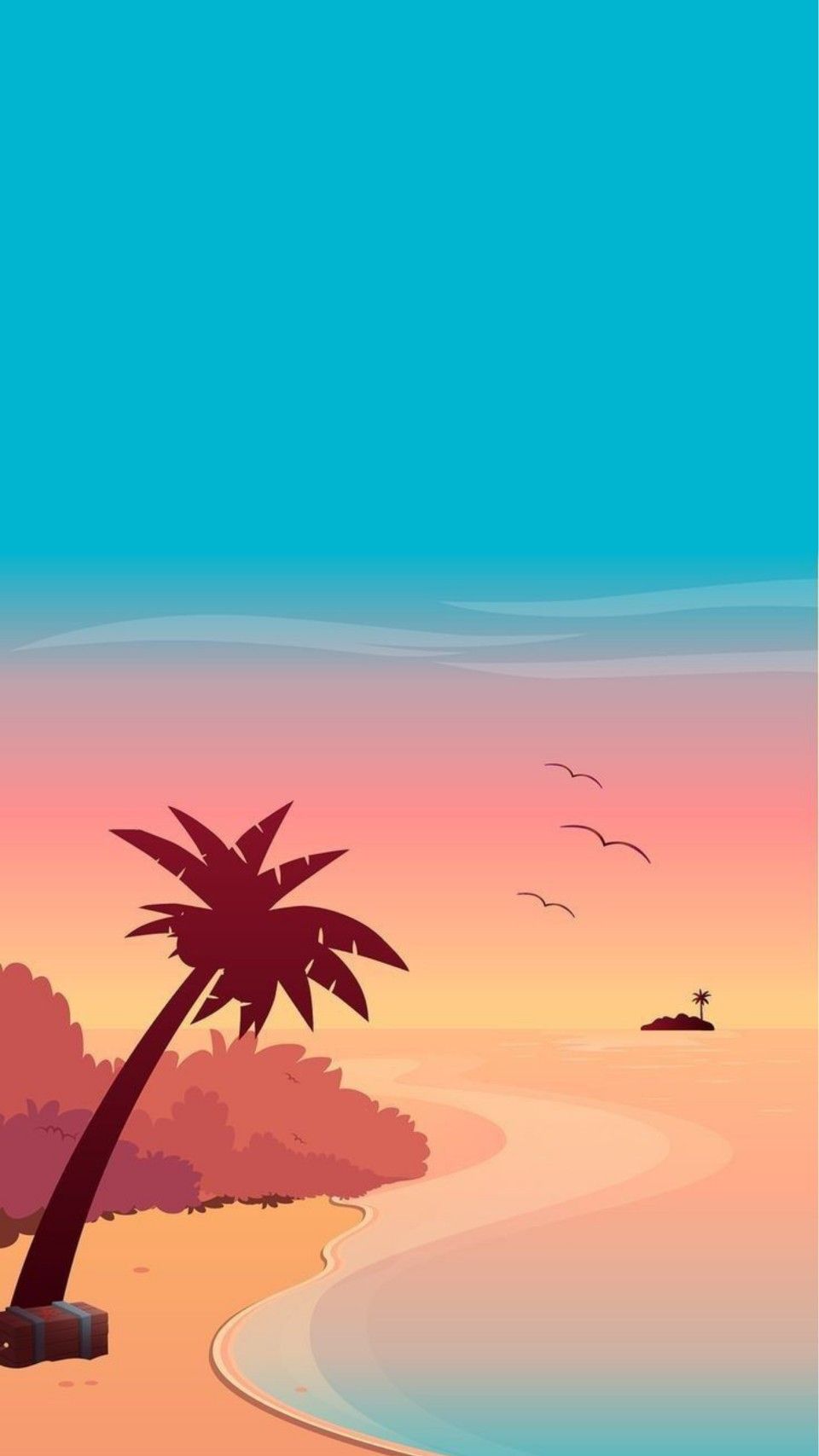 Beach Cartoon Wallpapers