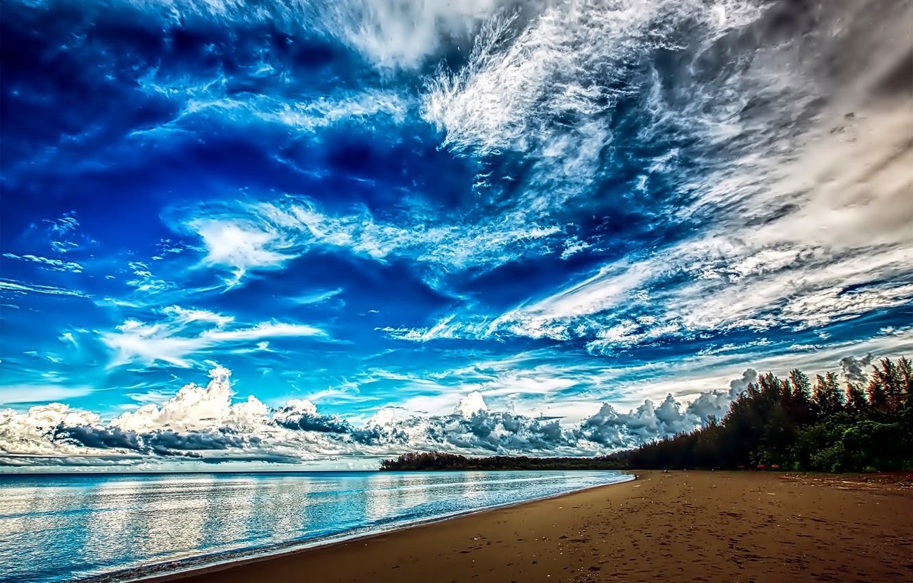 Beach Clouds Wallpapers