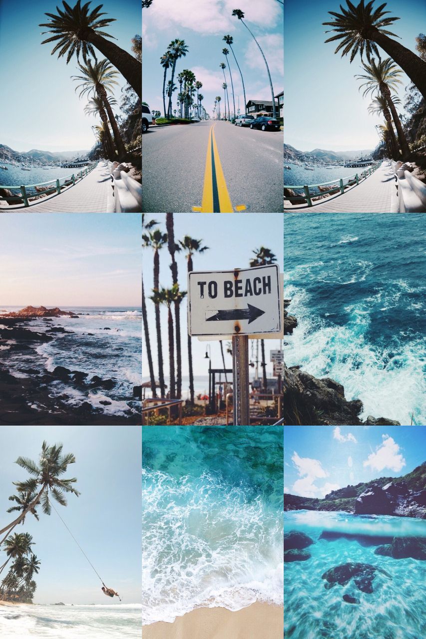 Beach Collage Wallpapers