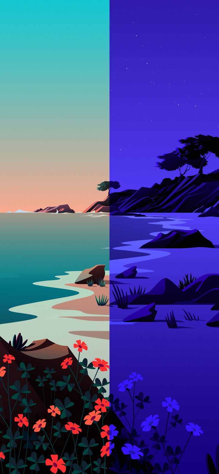 Beach Dual Screen Wallpapers