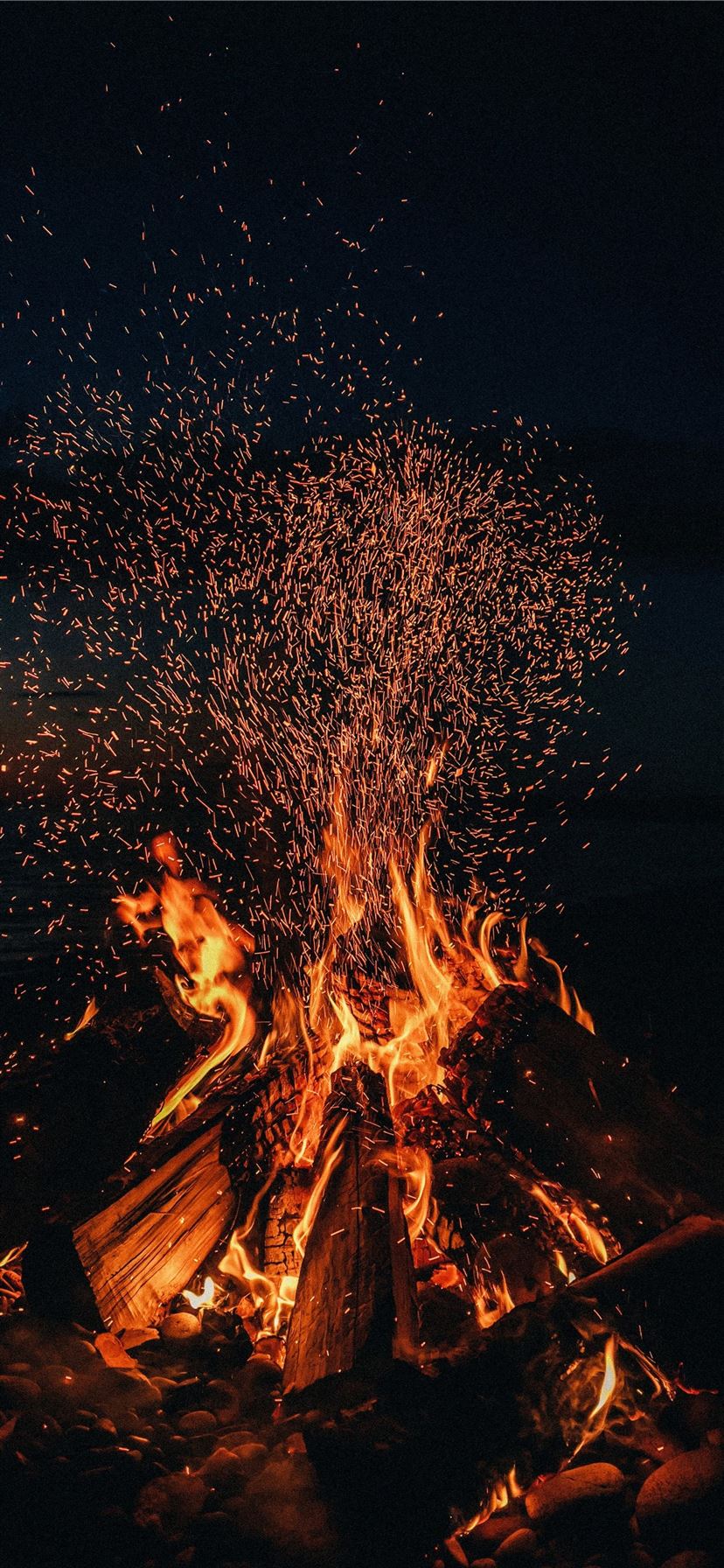 Beach Fireworks Wallpapers