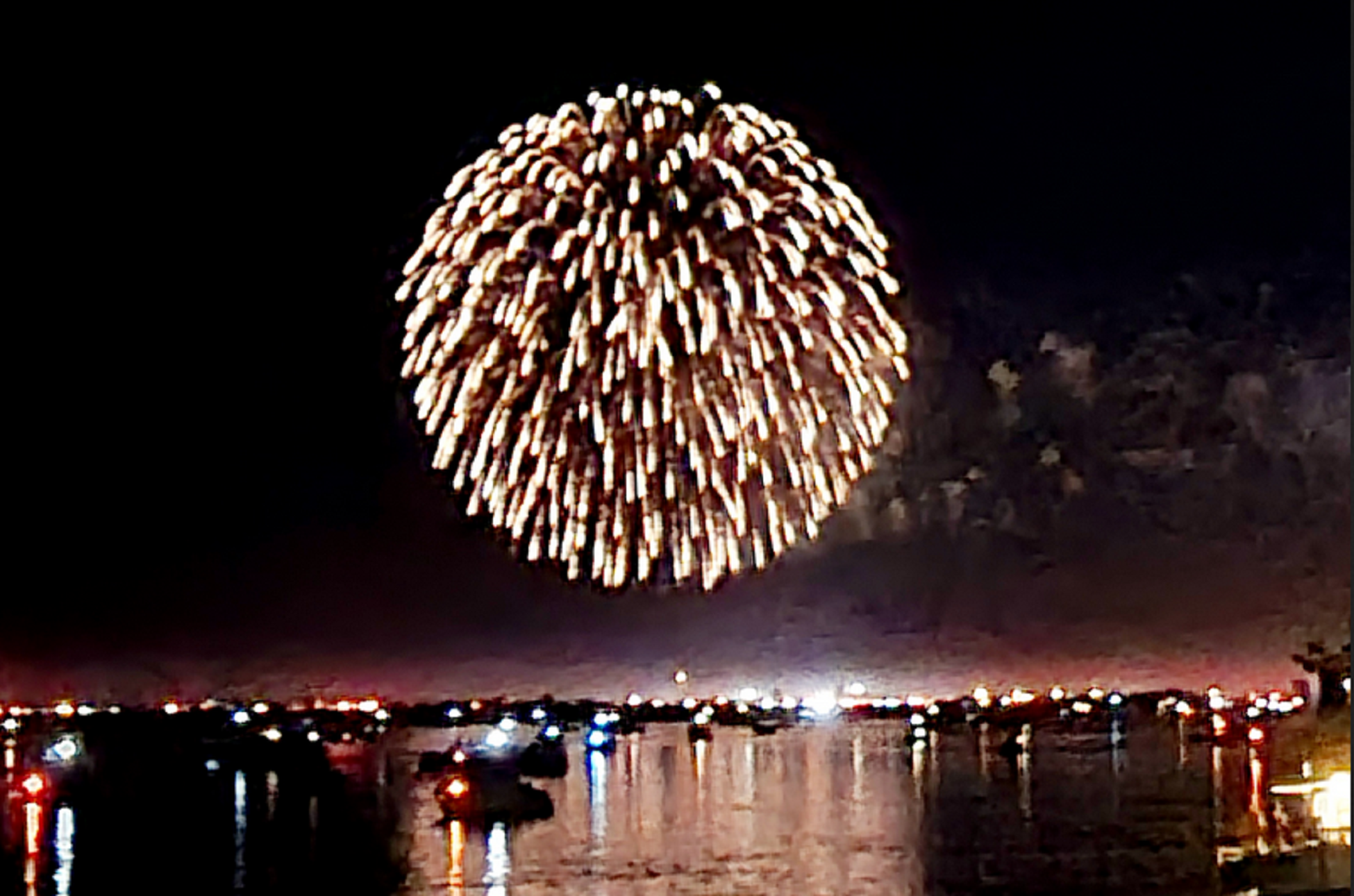 Beach Fireworks Wallpapers