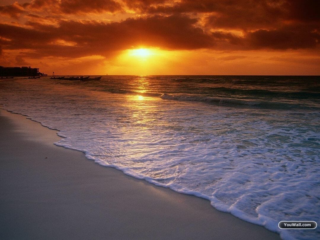 Beach Sunset Desktop Wallpapers