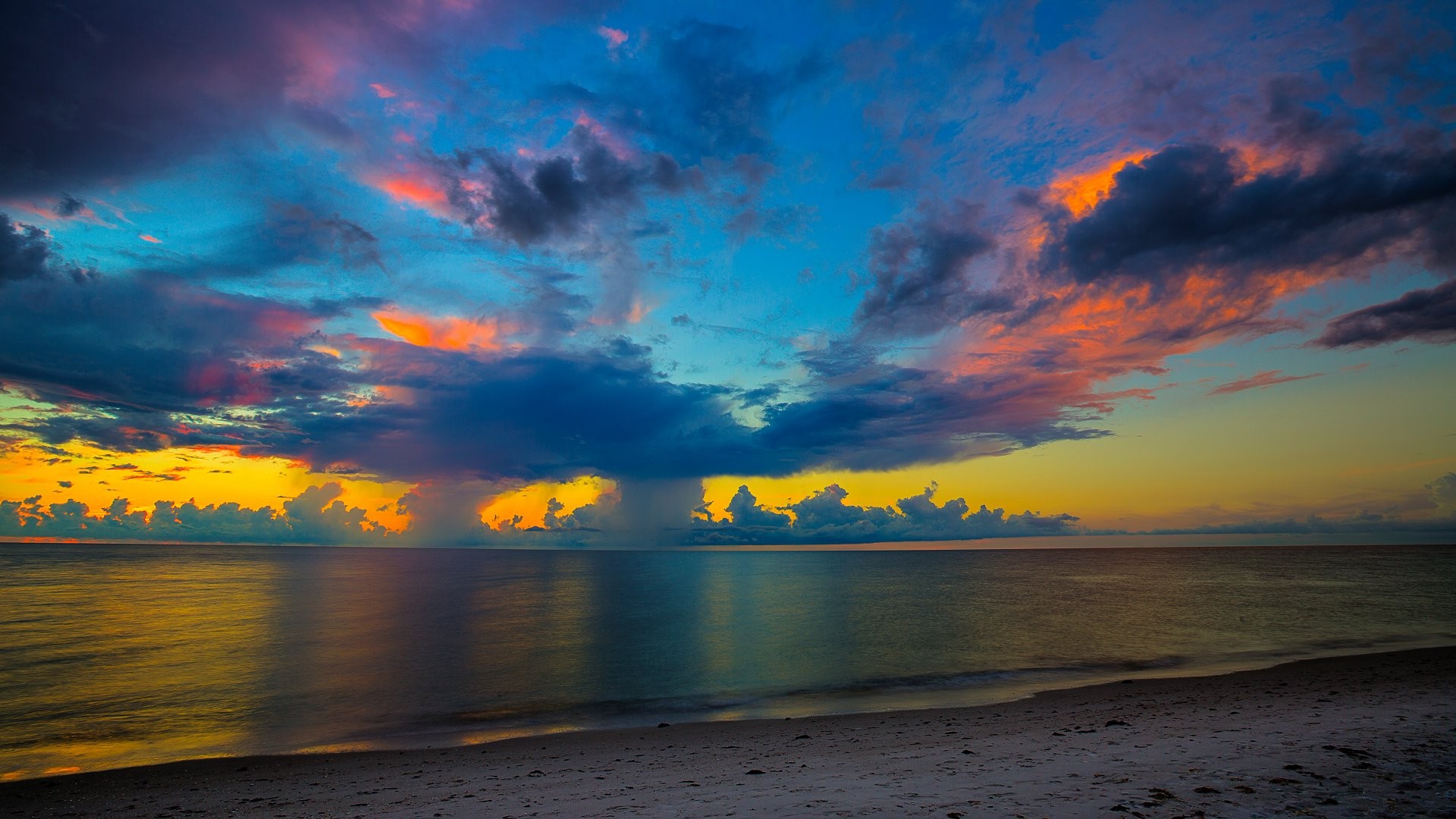 Beach Sunset Desktop Wallpapers