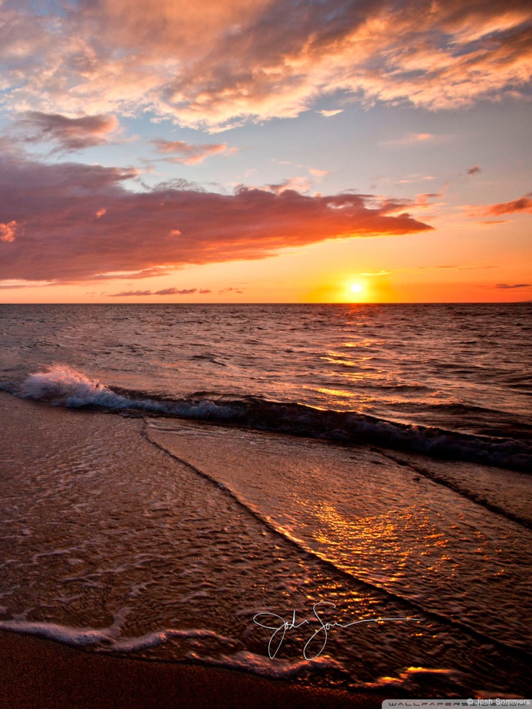 Beach Sunset Phone Wallpapers